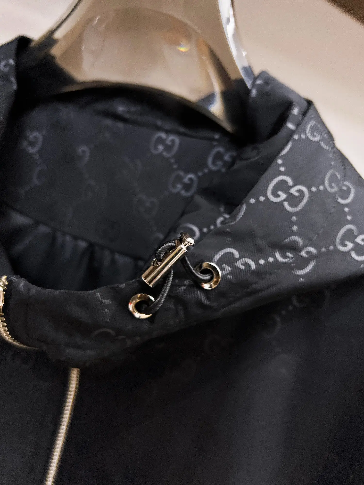 Monogram Jacquard Hooded Windbreaker Jacket D38015139 — view 6
