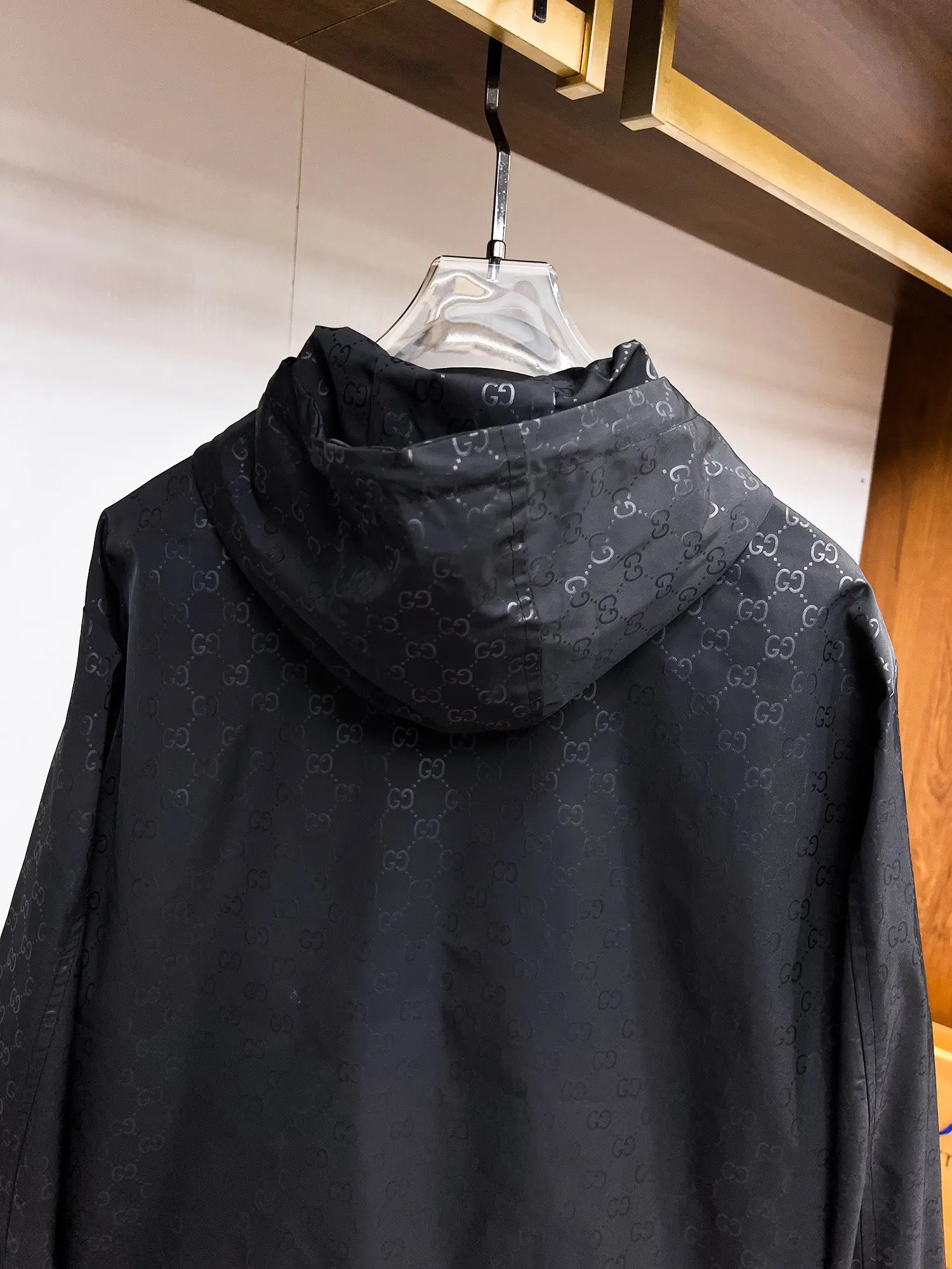 Monogram Jacquard Hooded Windbreaker Jacket D38015139 — view 10