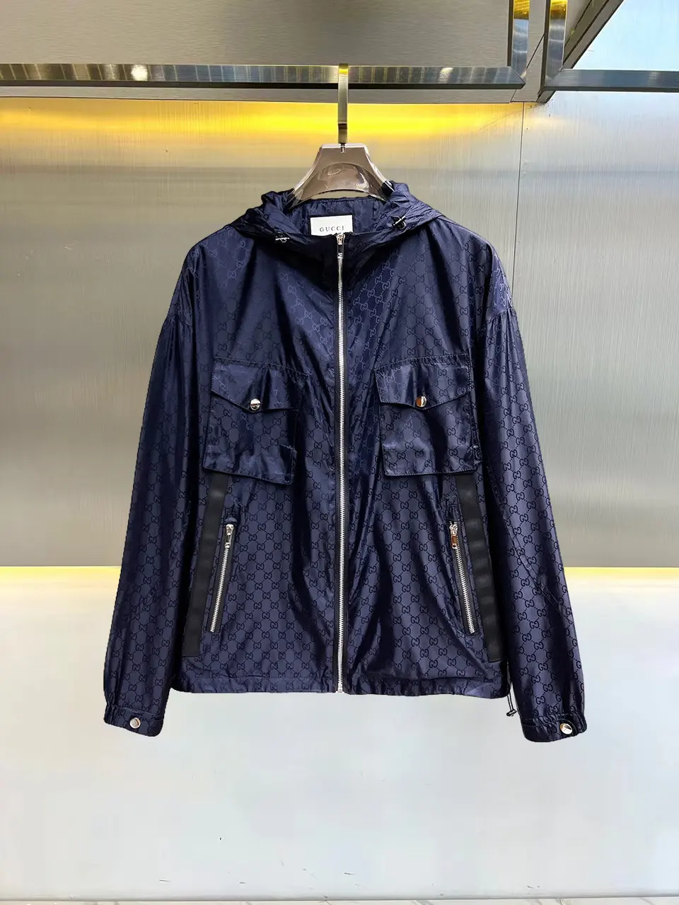 Monogram Jacquard Hooded Jacket D38015111
