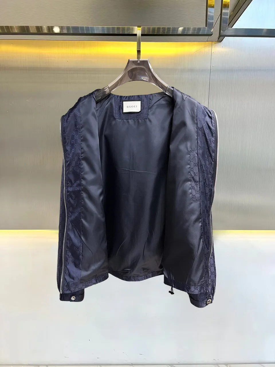 Monogram Jacquard Hooded Jacket D38015111 — view 3