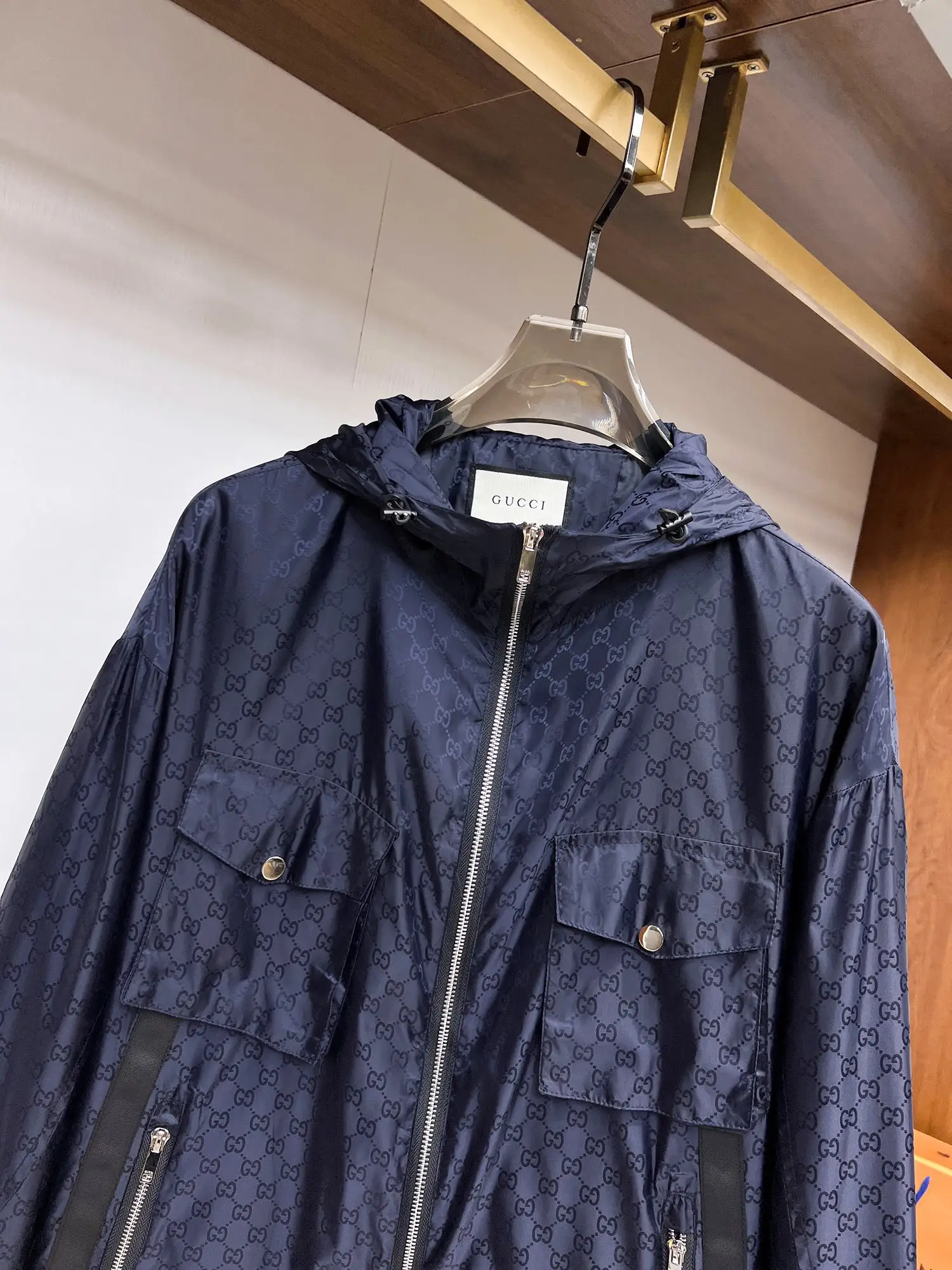 Monogram Jacquard Hooded Jacket D38015111 — view 4