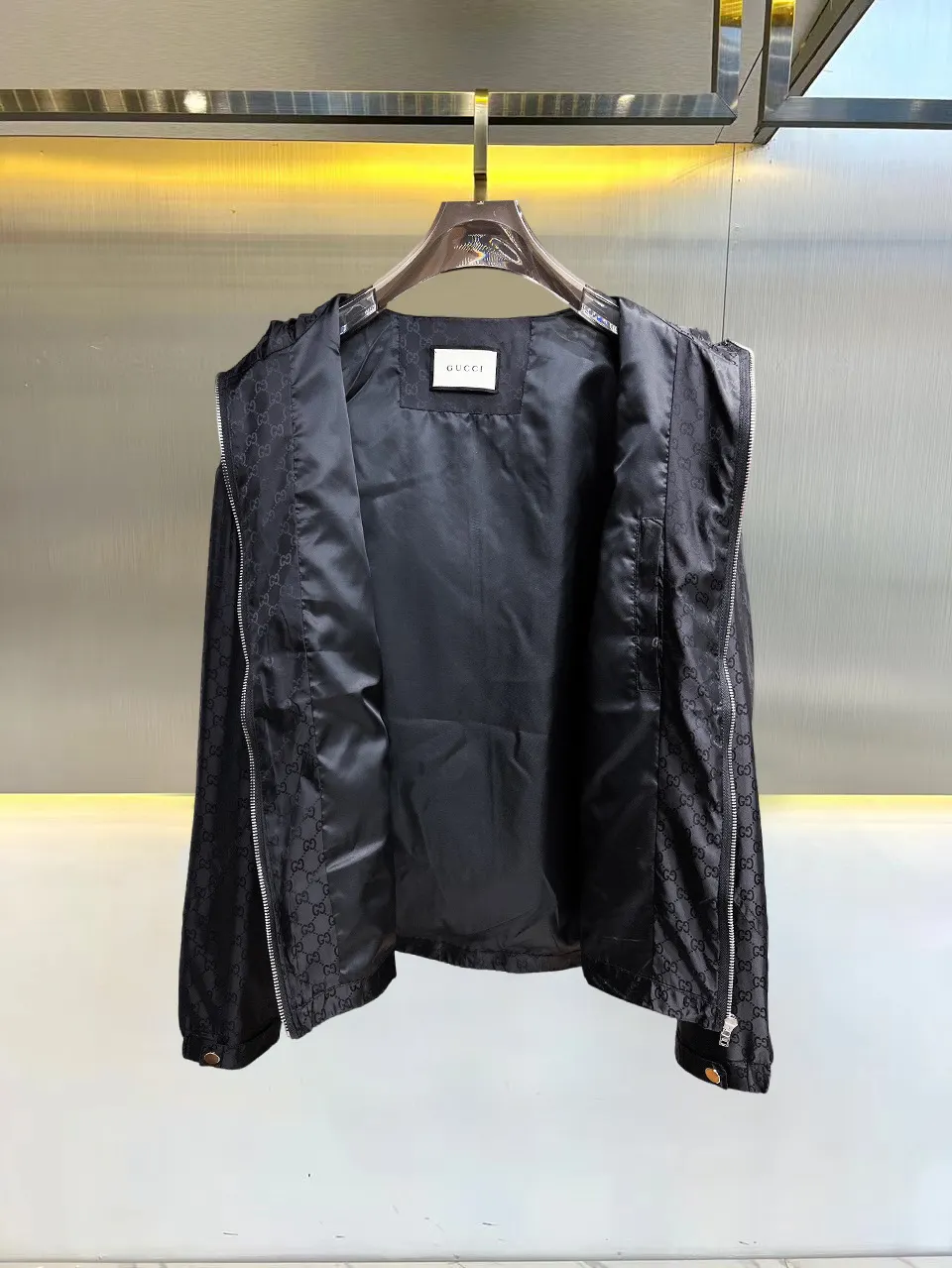 Monogram Hooded Windbreaker Jacket D38015110 — view 3