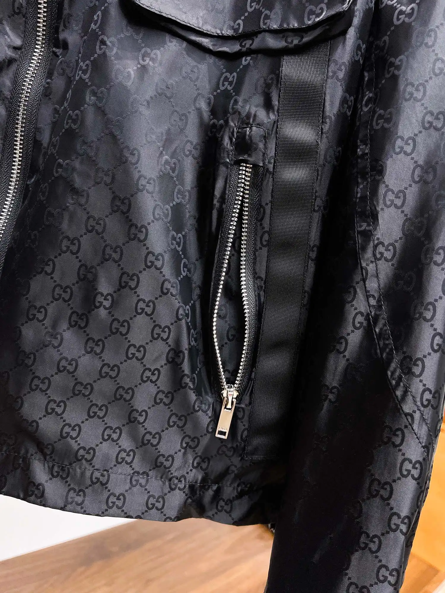 Monogram Hooded Windbreaker Jacket D38015110 — view 11