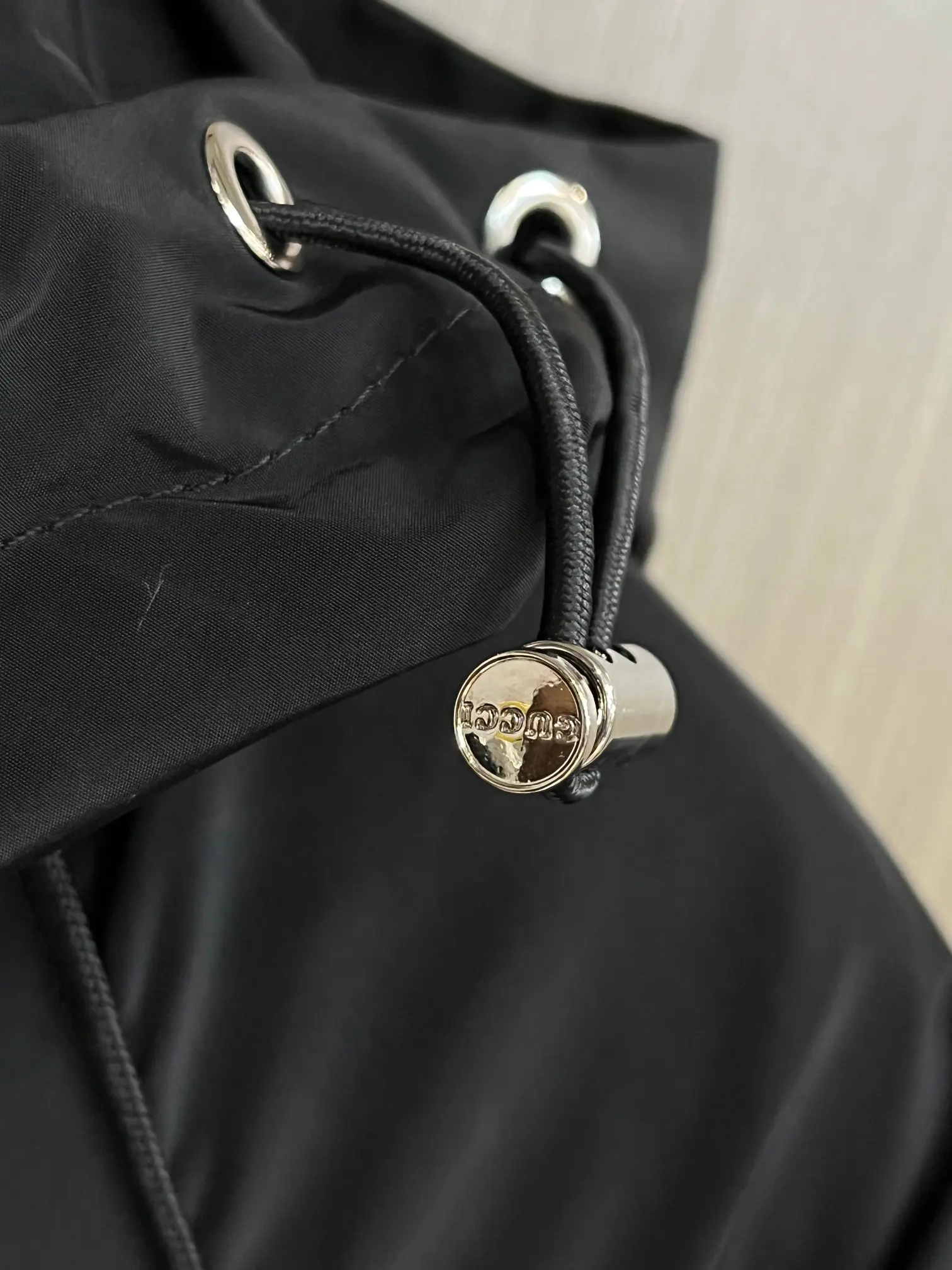 Logo-Patch Hooded Windbreaker Jacket D38014774 — view 7