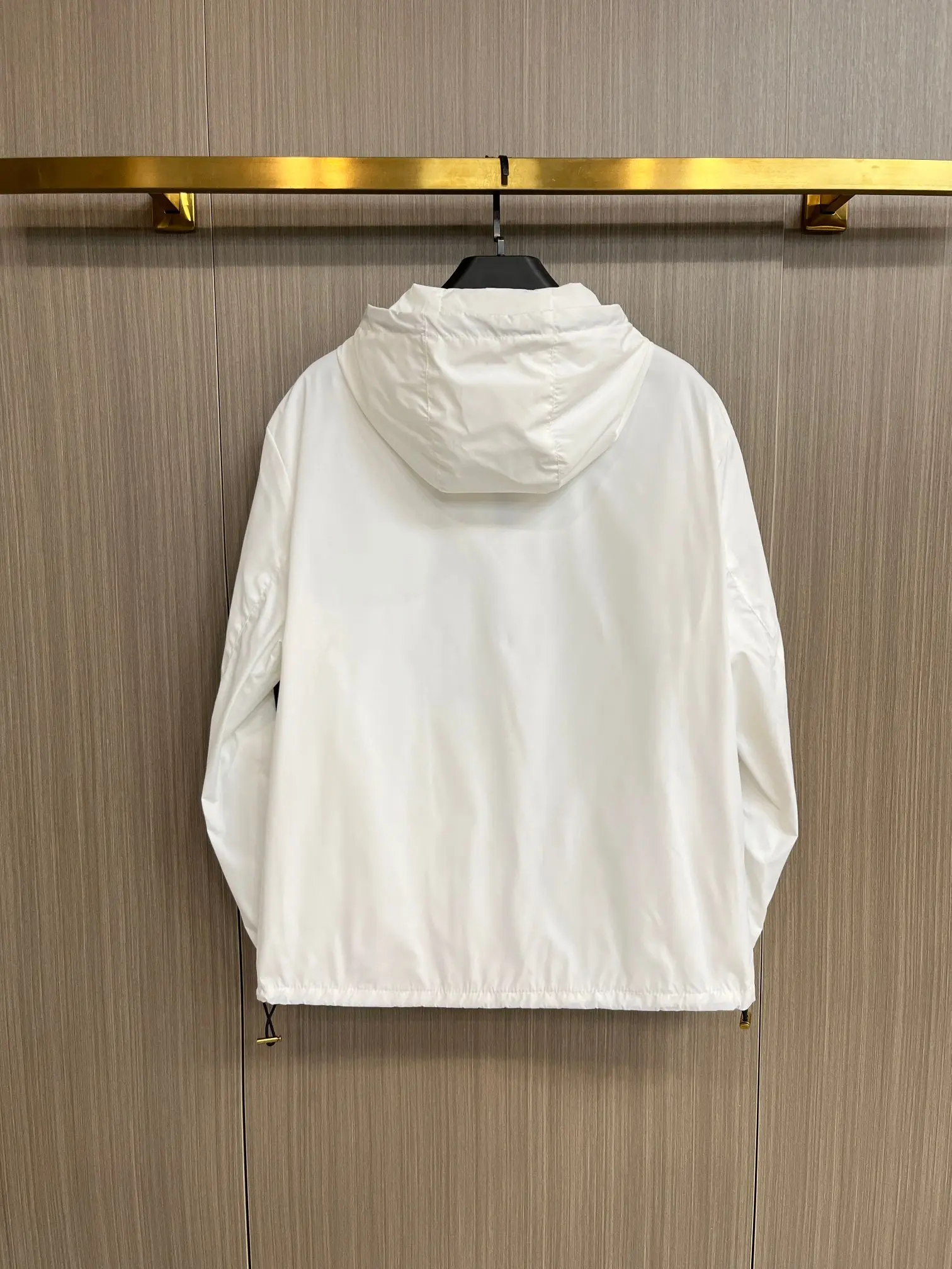 Web-Stripe Hooded Windbreaker Jacket D38014776 — view 2