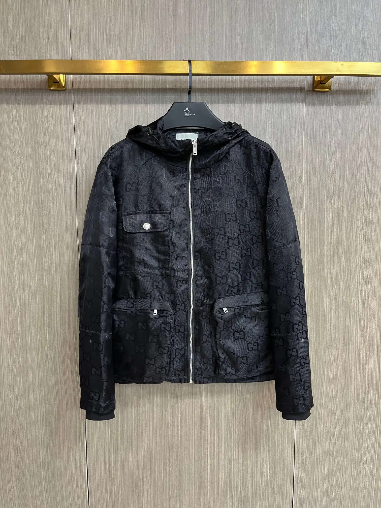 GG Monogram Hooded Jacquard Jacket D38014773
