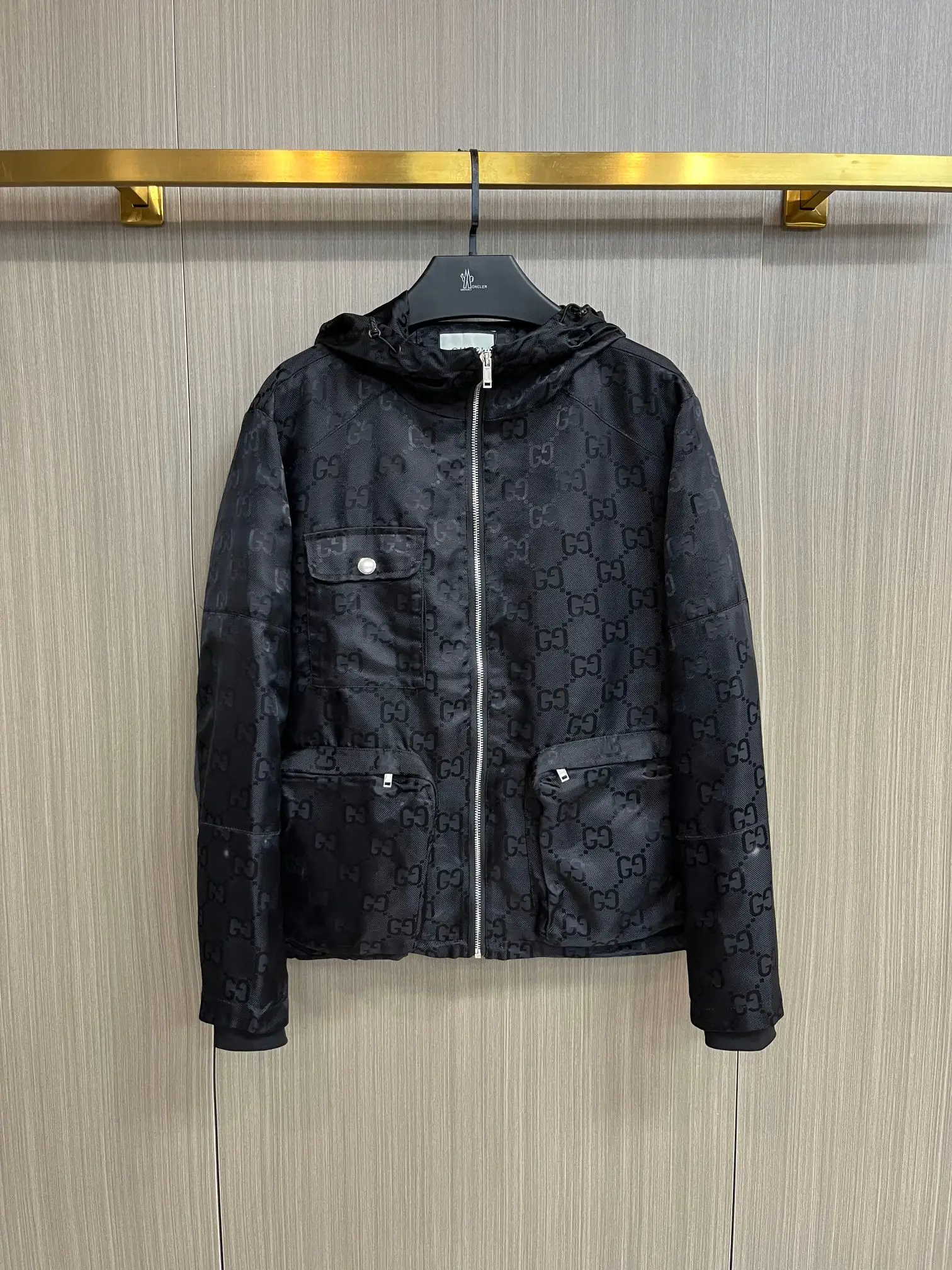 GG Monogram Hooded Jacquard Jacket D38014773