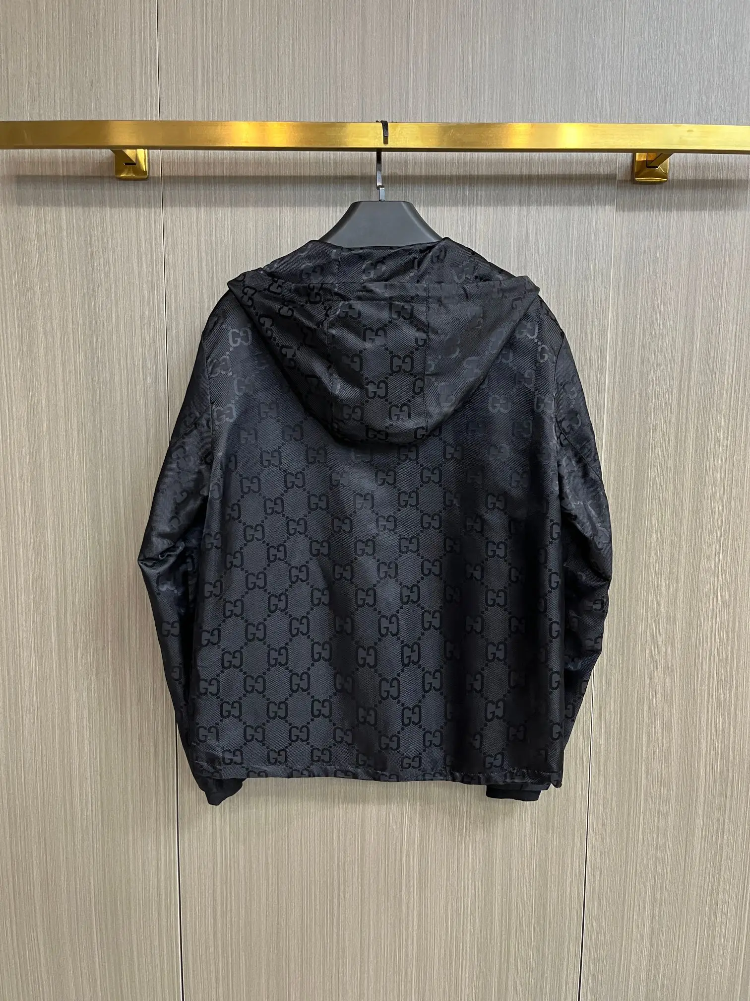 GG Monogram Hooded Jacquard Jacket D38014773 — view 2