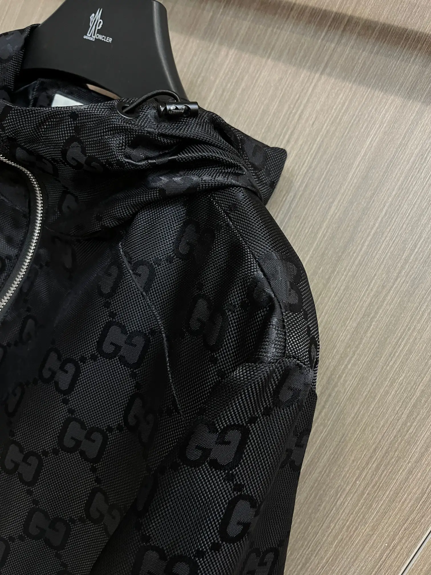 GG Monogram Hooded Jacquard Jacket D38014773 — view 4