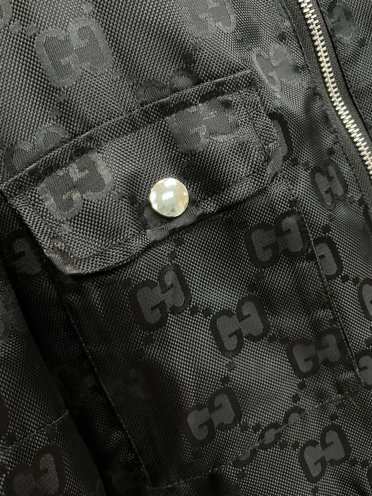 GG Monogram Hooded Jacquard Jacket D38014773 — view 7