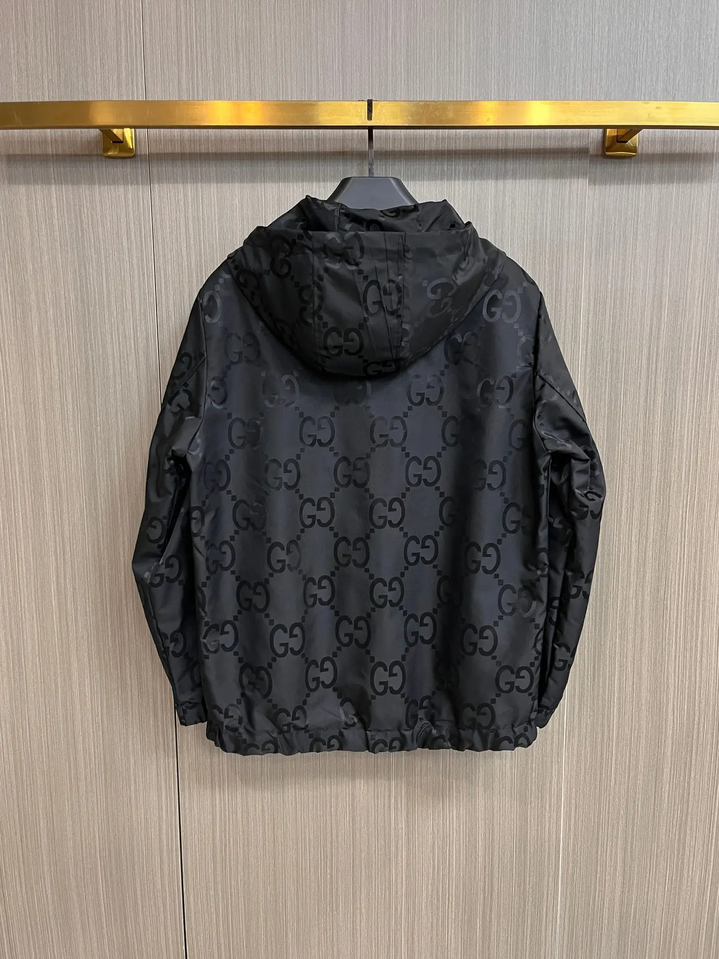 Monogram Jacquard Hooded Windbreaker Jacket D38014771 — view 2