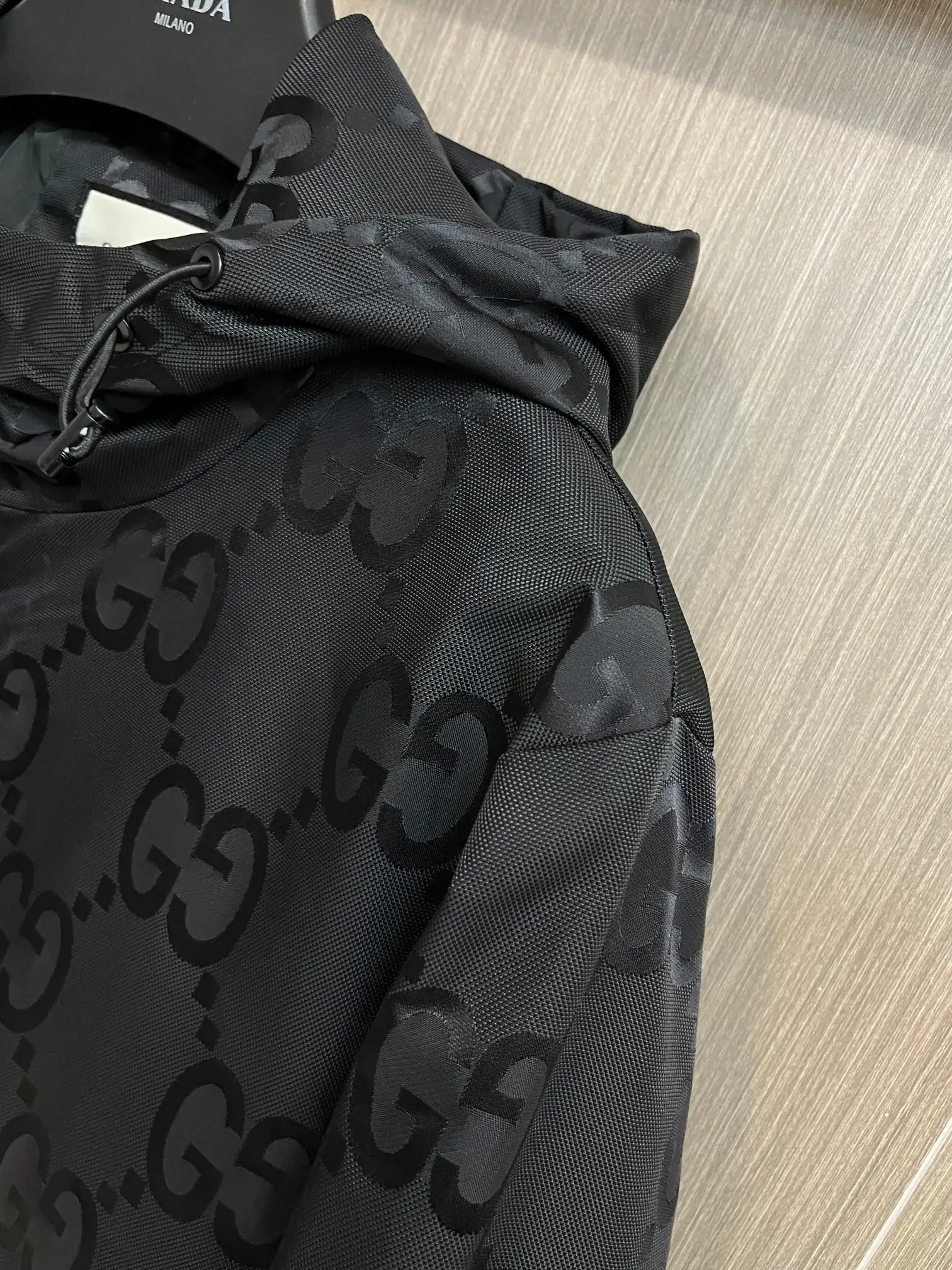 Monogram Jacquard Hooded Windbreaker Jacket D38014771 — view 5