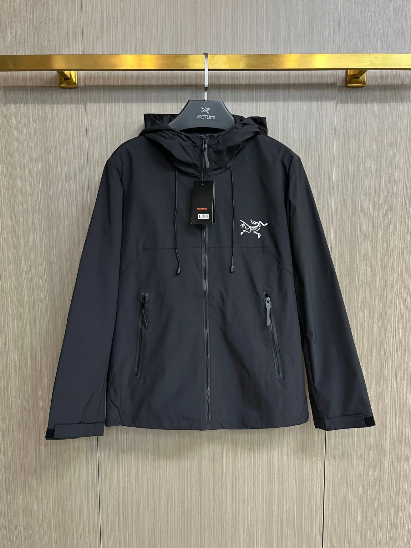 Hooded Lightweight Performance Shell Jacket D38014790