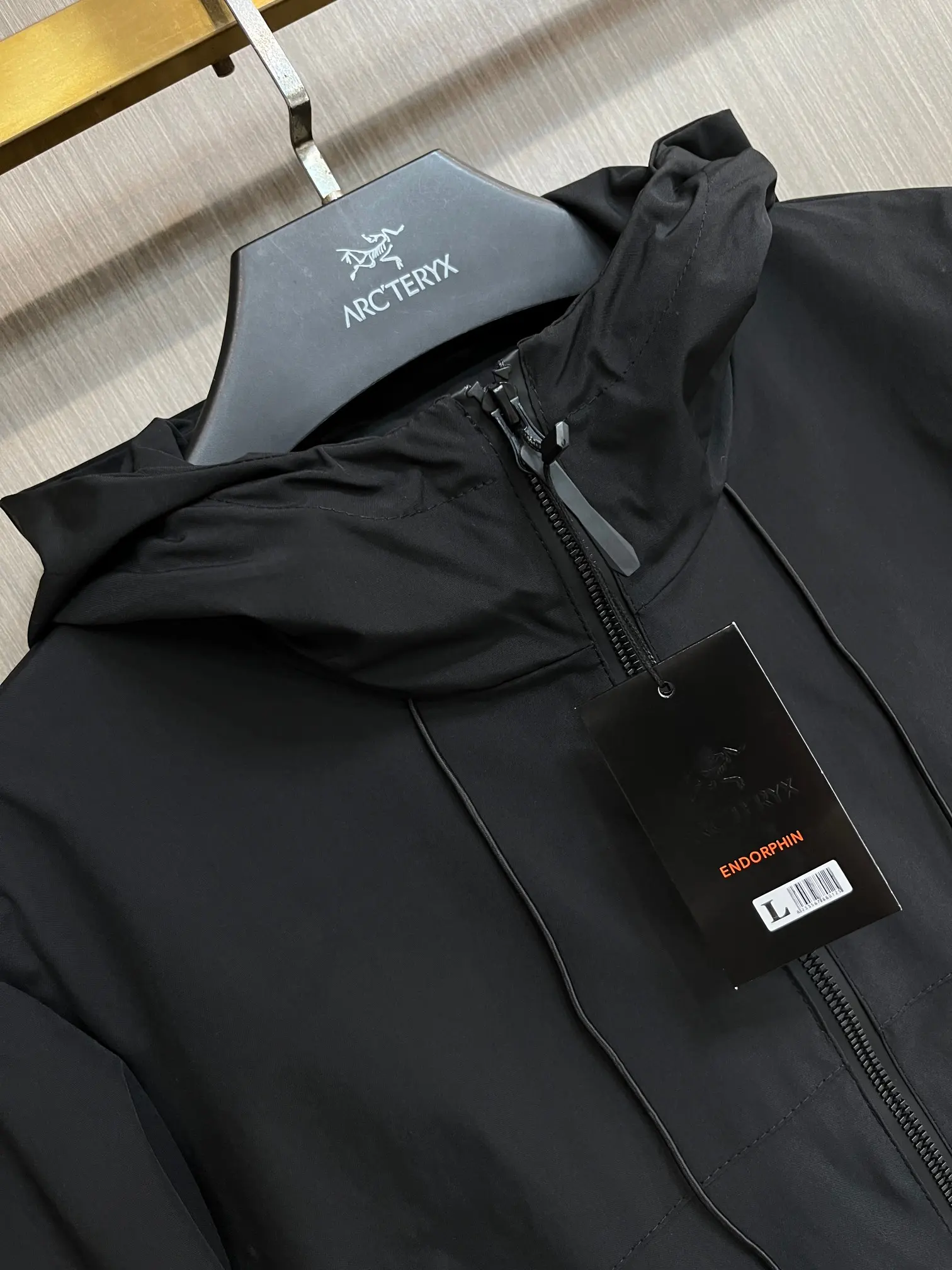 Hooded Lightweight Performance Shell Jacket D38014790 — view 3