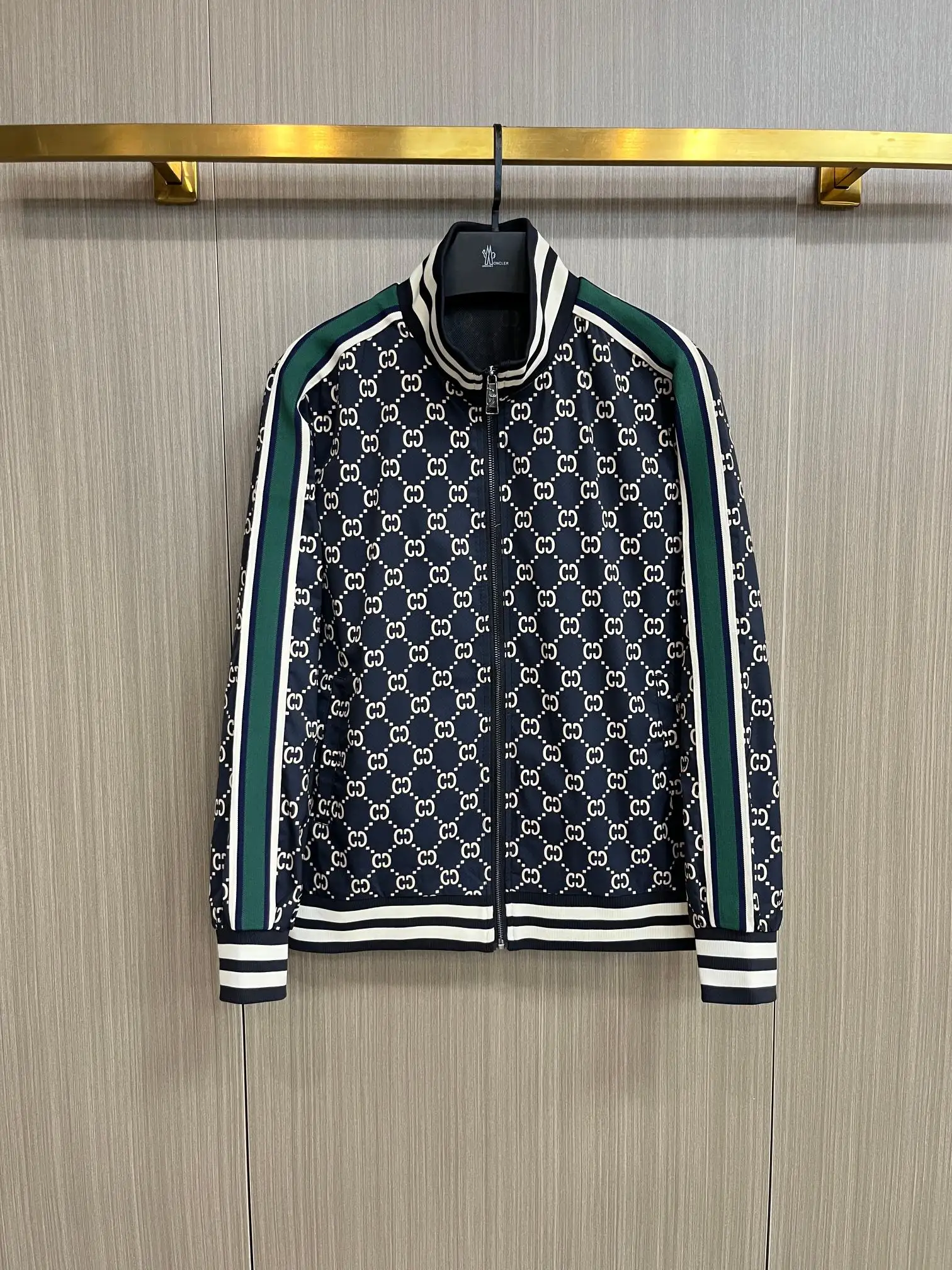 Monogram Print Zip-Up Track Jacket D38014720