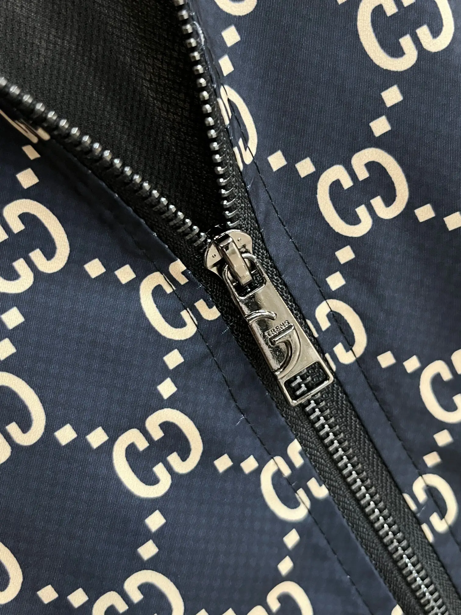 Monogram Print Zip-Up Track Jacket D38014720 — view 7