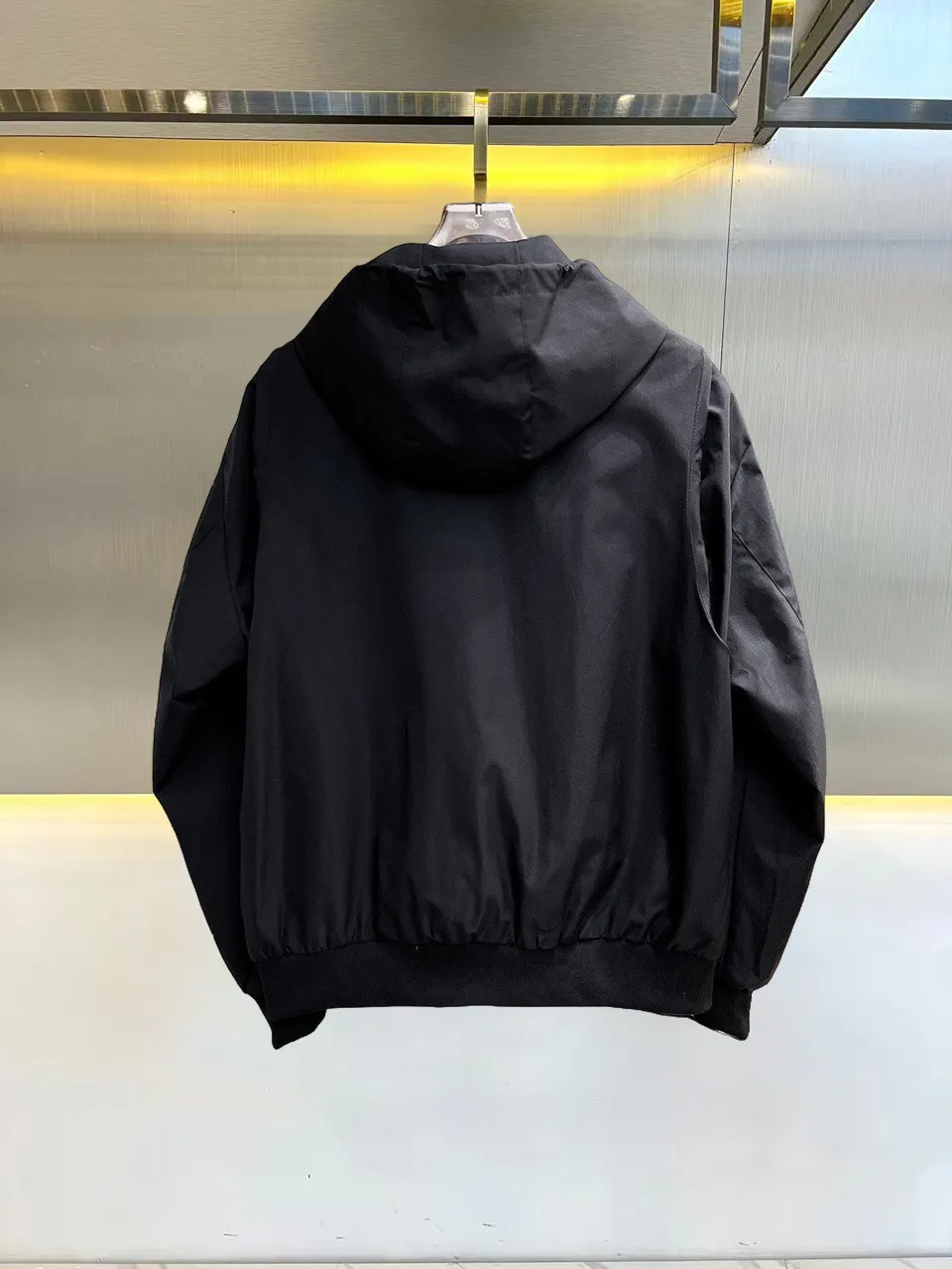 Multi-Zip Hooded Shell Jacket D38015132 — view 2