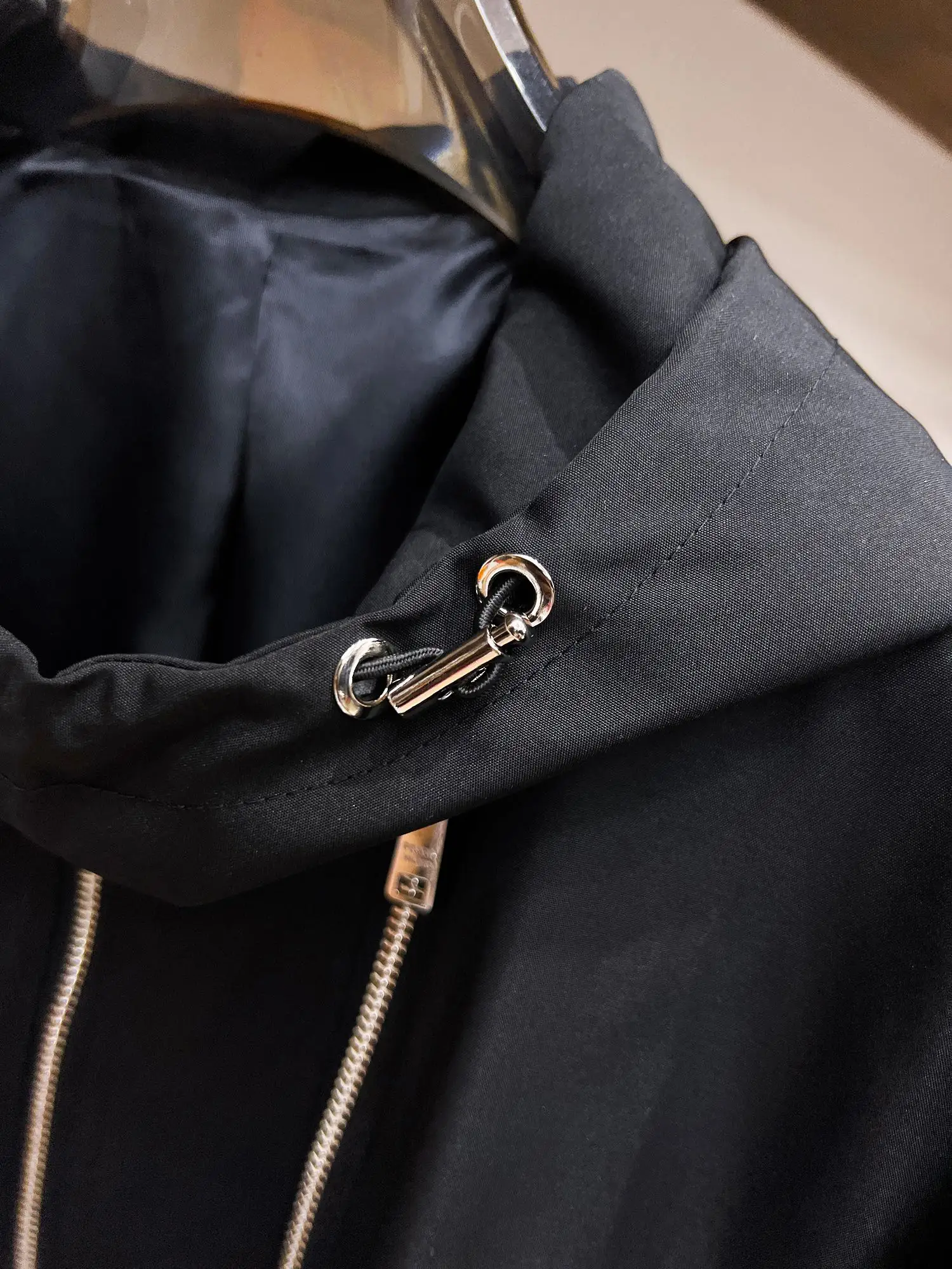 Multi-Zip Hooded Shell Jacket D38015132 — view 7