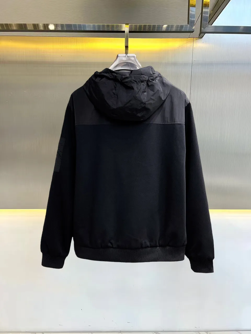 Hooded Technical Fabric Jacket D38015104 — view 2