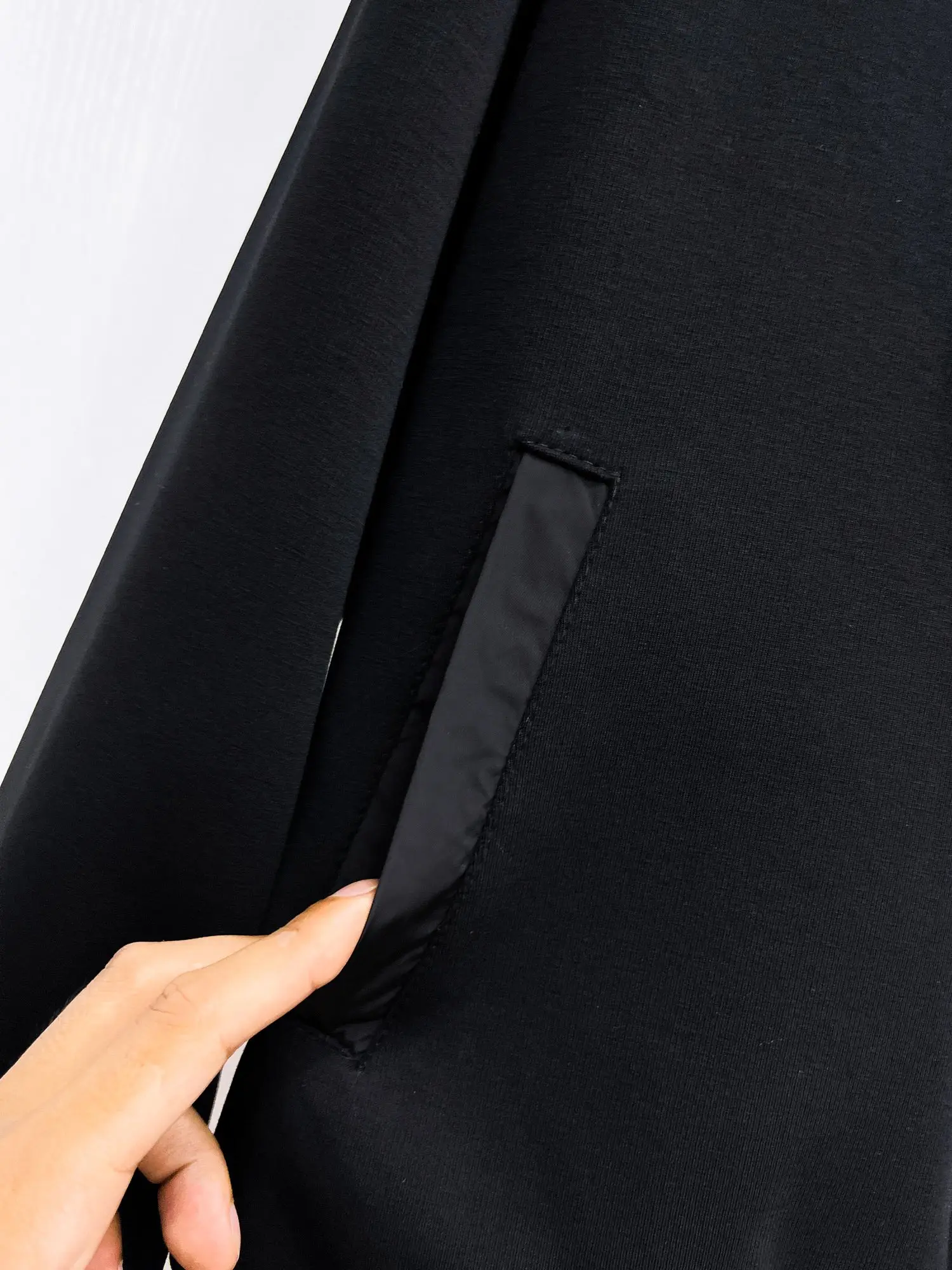 Hooded Technical Fabric Jacket D38015104 — view 10