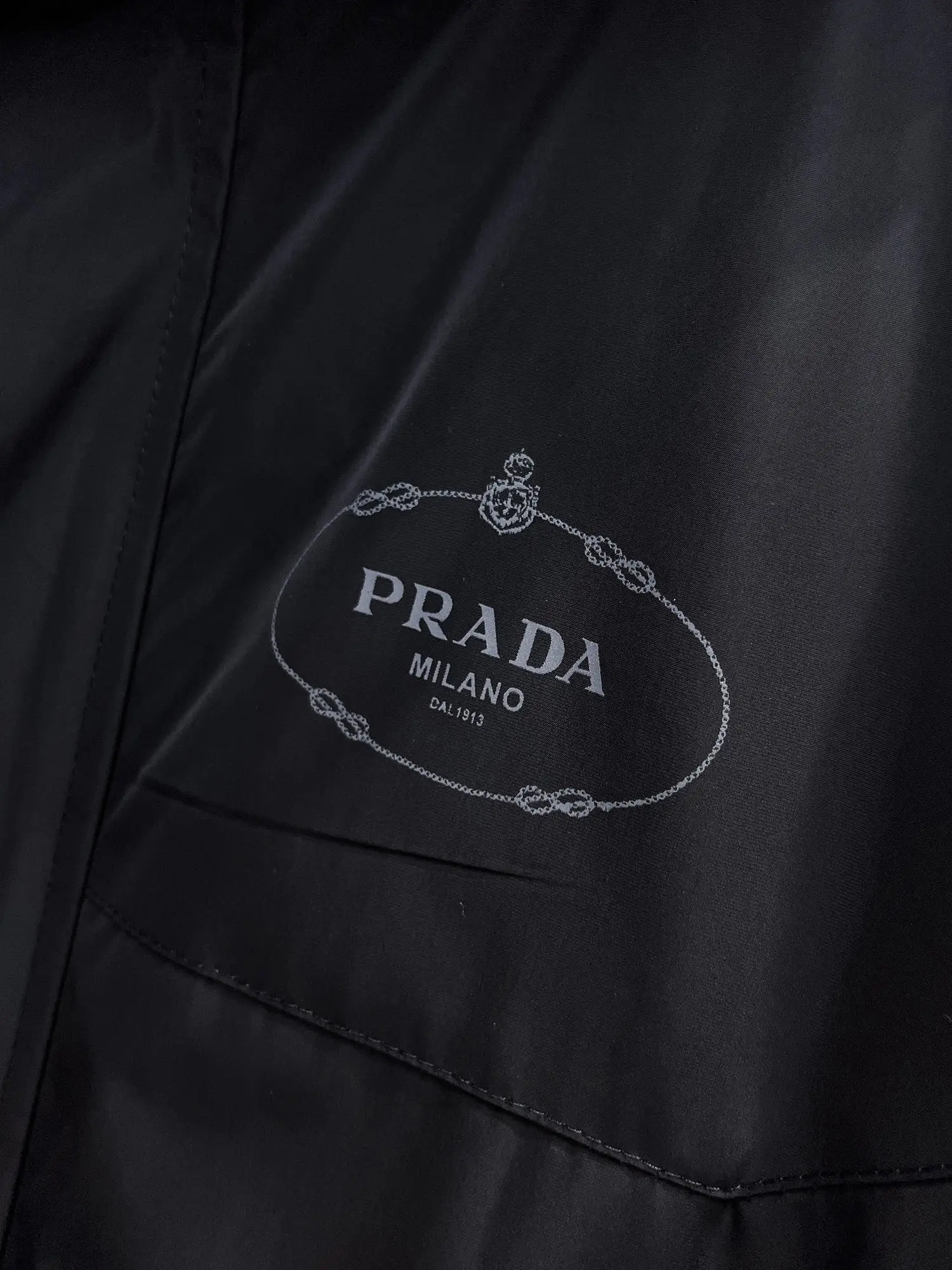 Logo-Print Hooded Shell Jacket D38015117 — view 5