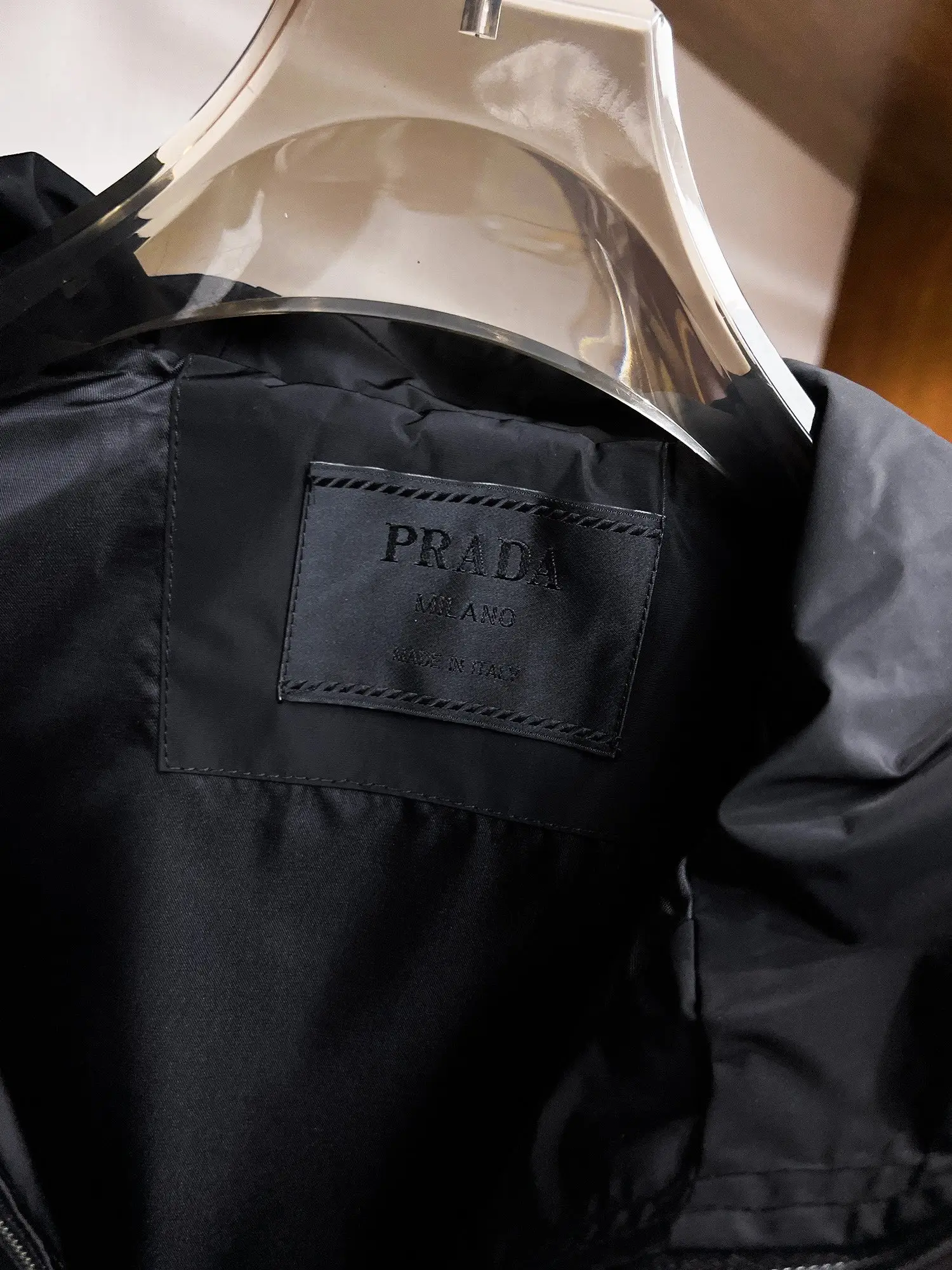 Logo-Print Hooded Shell Jacket D38015117 — view 7