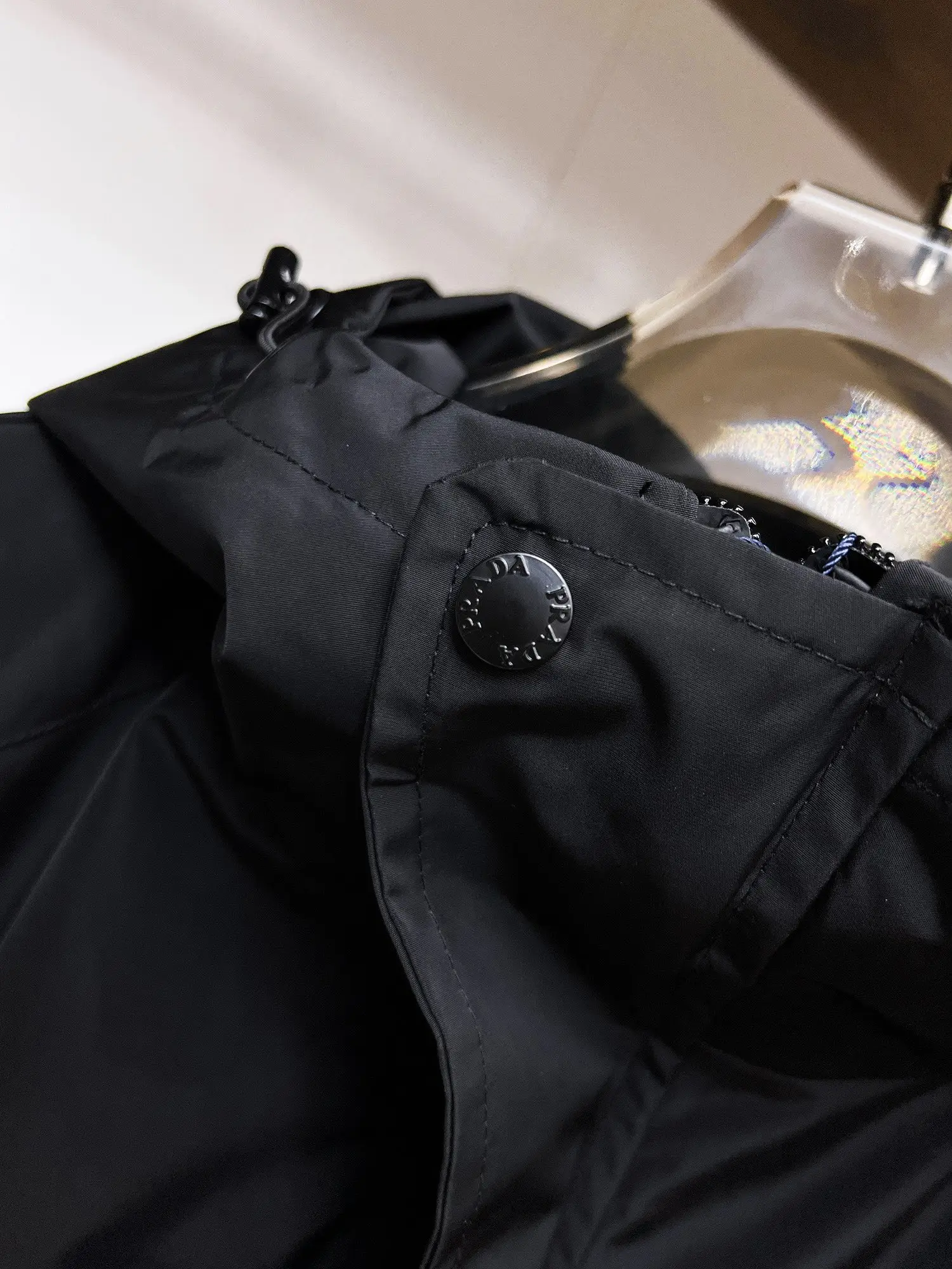 Logo-Print Hooded Shell Jacket D38015117 — view 9