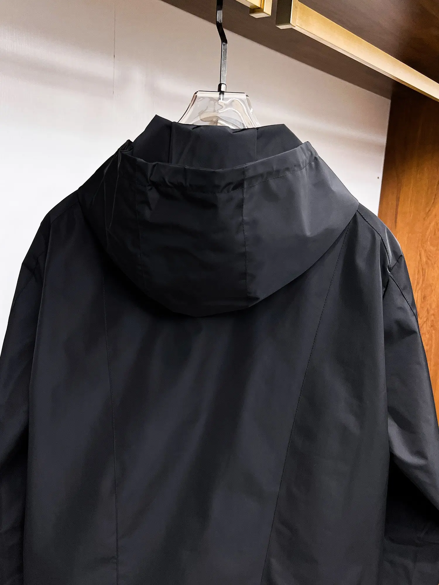 Logo-Print Hooded Shell Jacket D38015117 — view 14