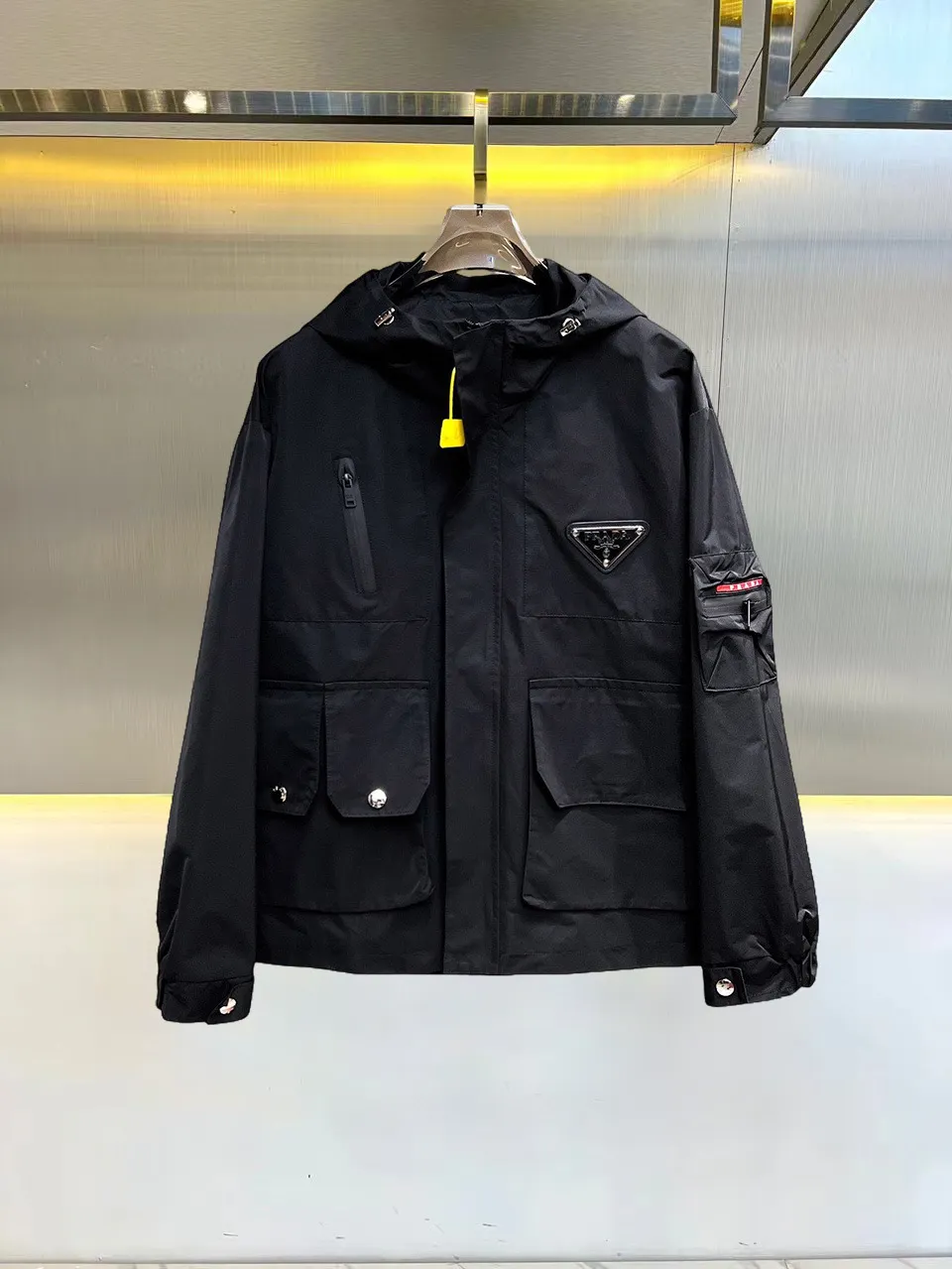 Logo-Appliqué Hooded Field Jacket D38015131