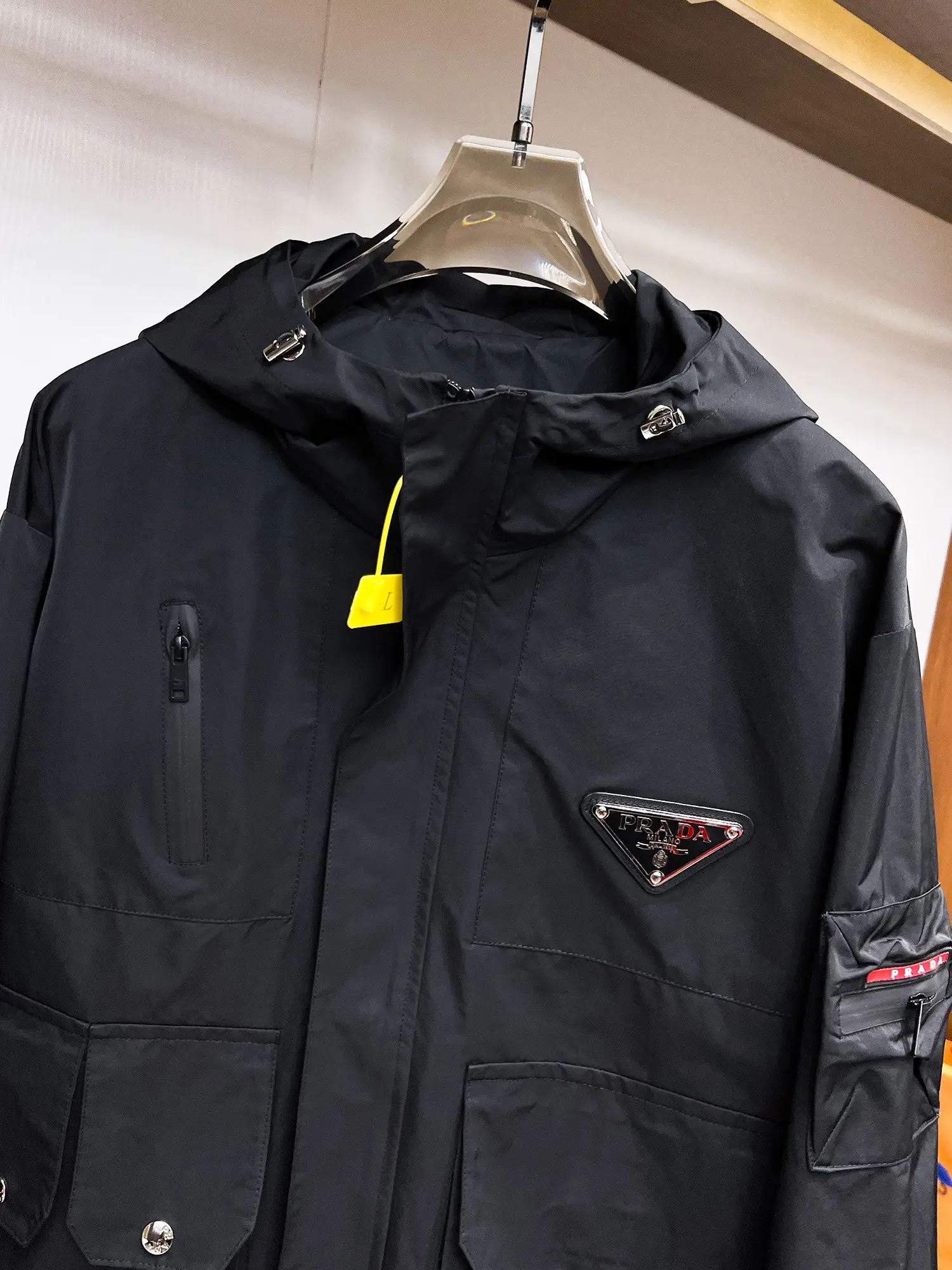 Logo-Appliqué Hooded Field Jacket D38015131 — view 4