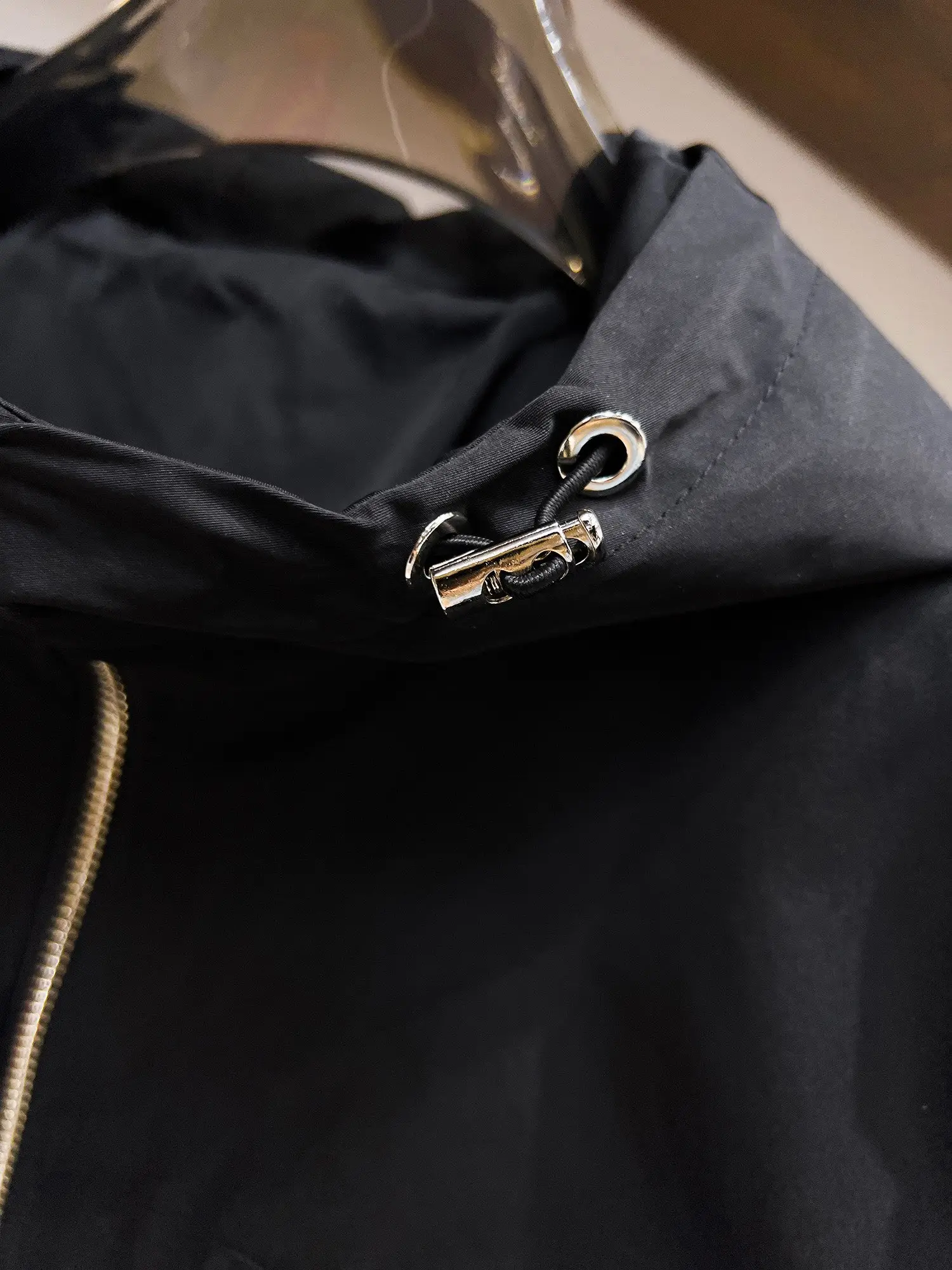 Hooded Utility Jacket with Buckle Pockets D38015135 — view 6