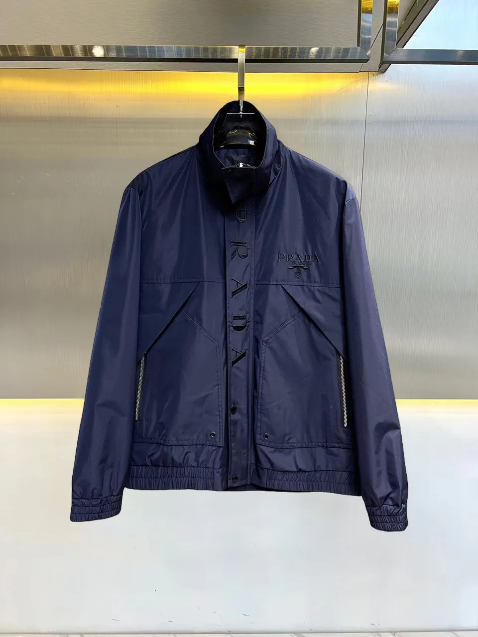 Logo-Embroidered Technical Zip-Up Jacket D38015128
