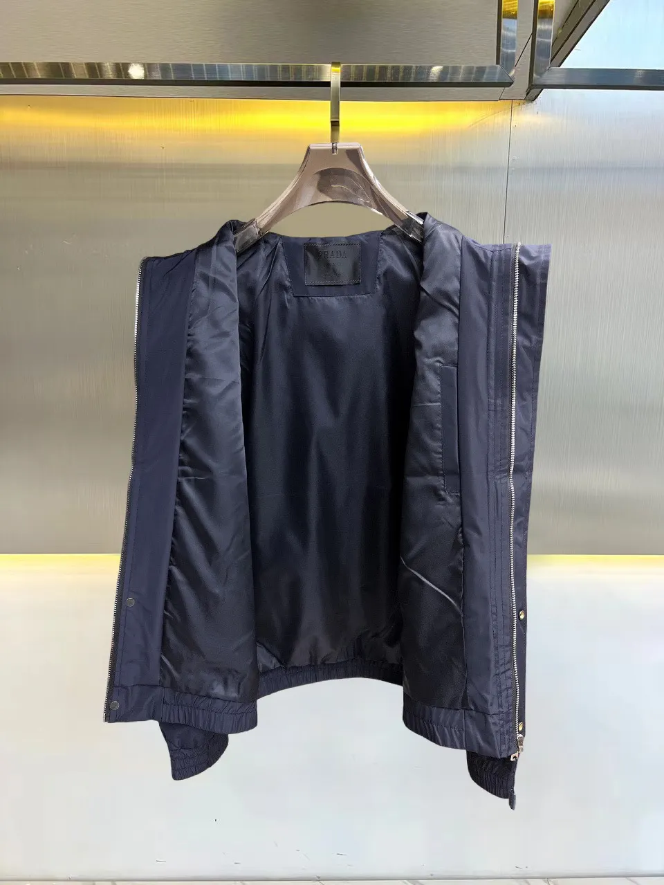 Logo-Embroidered Technical Zip-Up Jacket D38015128 — view 3