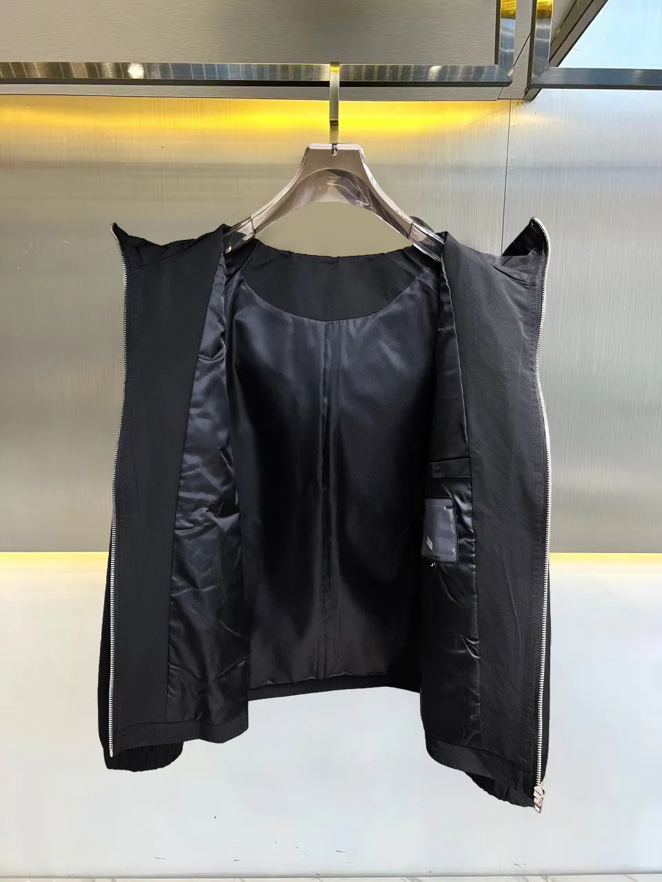 Logo-Appliquéd Hooded Shell Jacket D38015137 — view 3