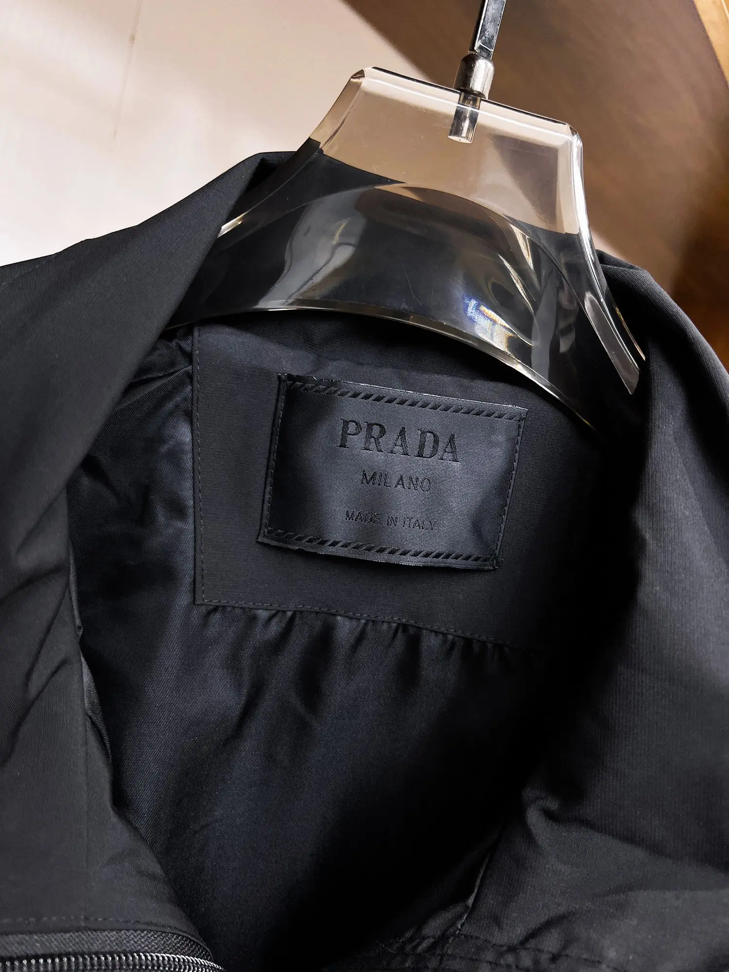 Hooded Technical Fabric Jacket D38015122 — view 8