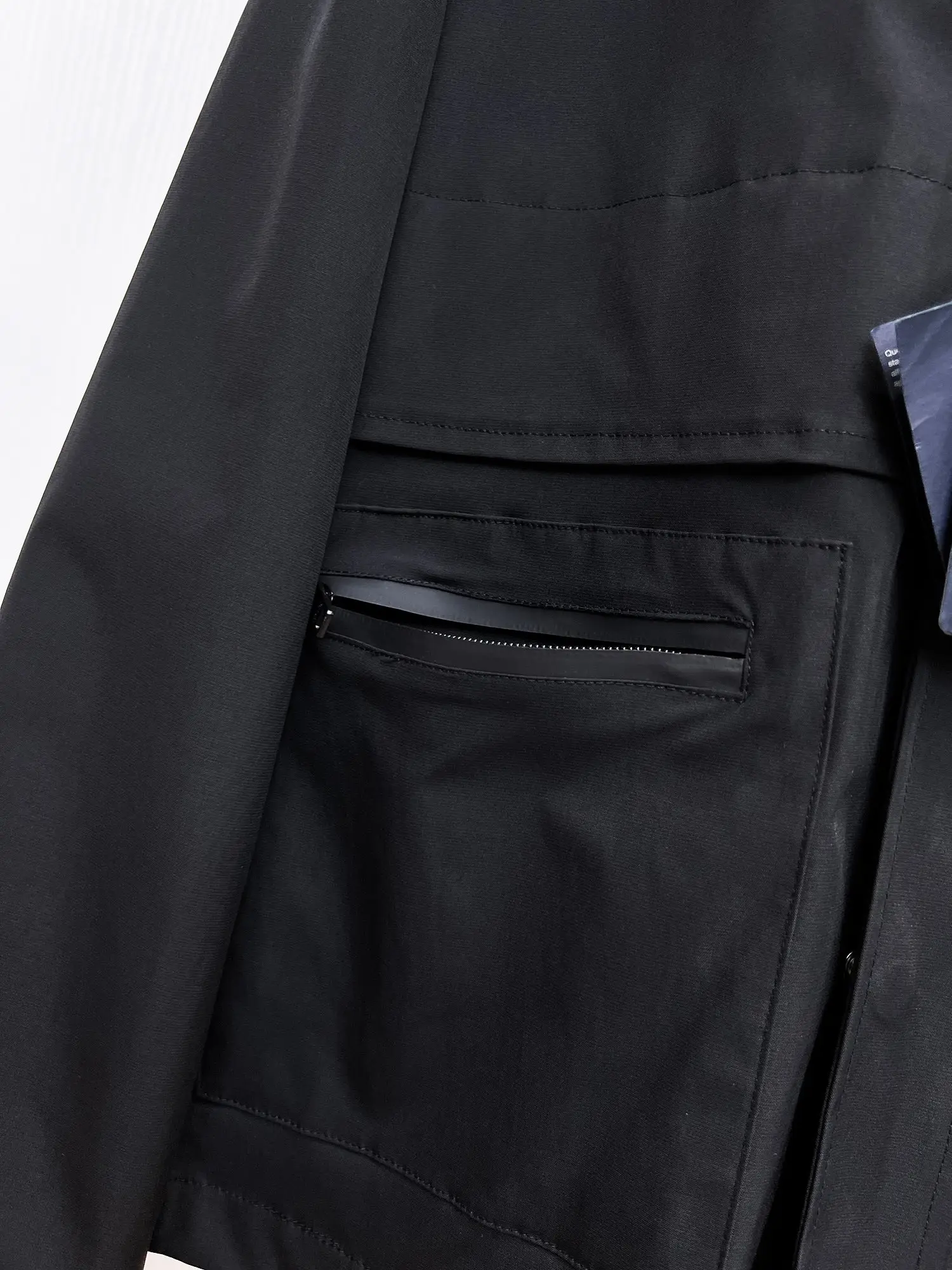 Hooded Technical Fabric Jacket D38015122 — view 11