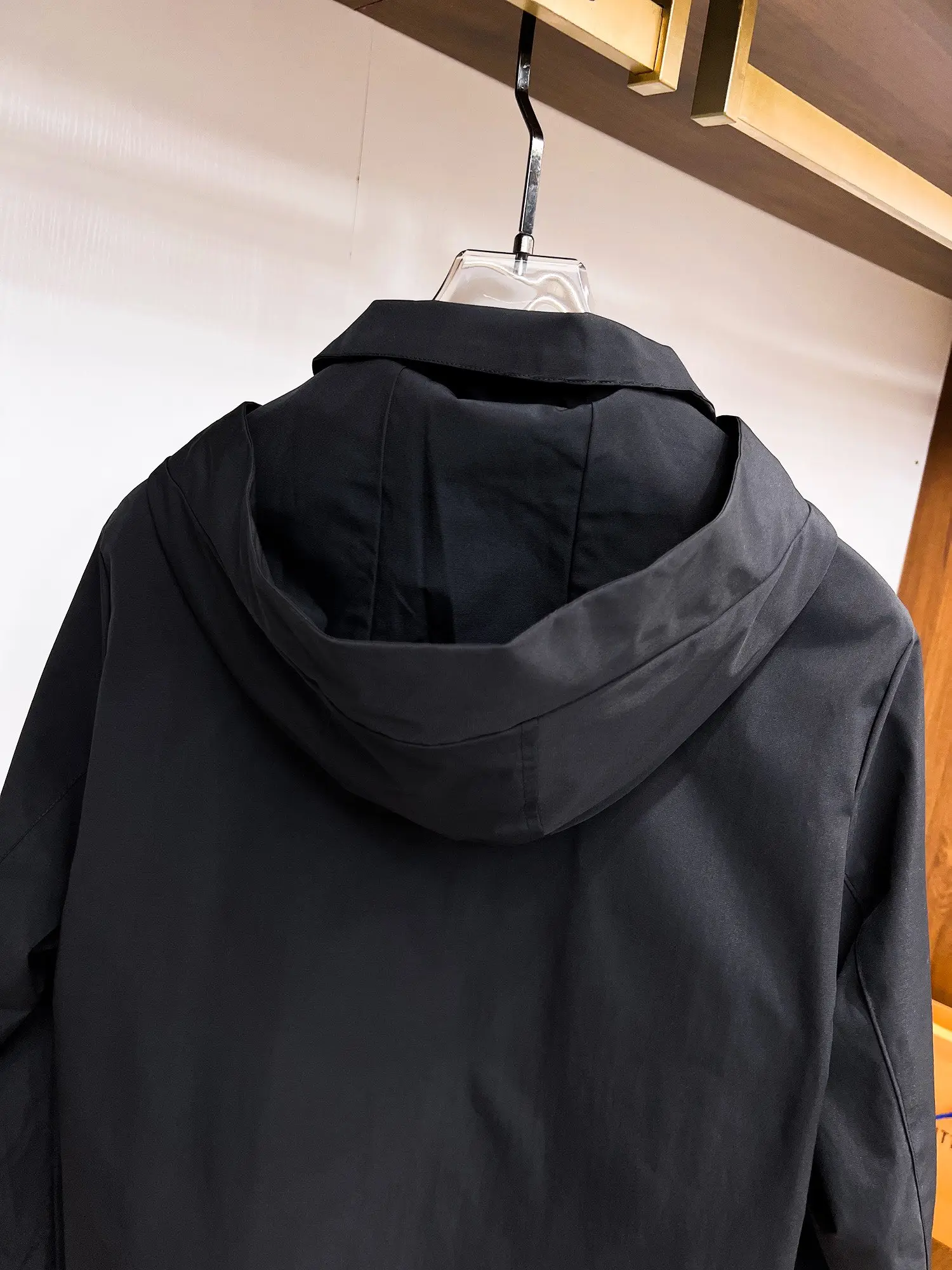 Hooded Technical Fabric Jacket D38015122 — view 13