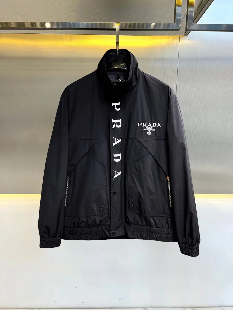 Logo-Print Technical Shell Jacket D38015129