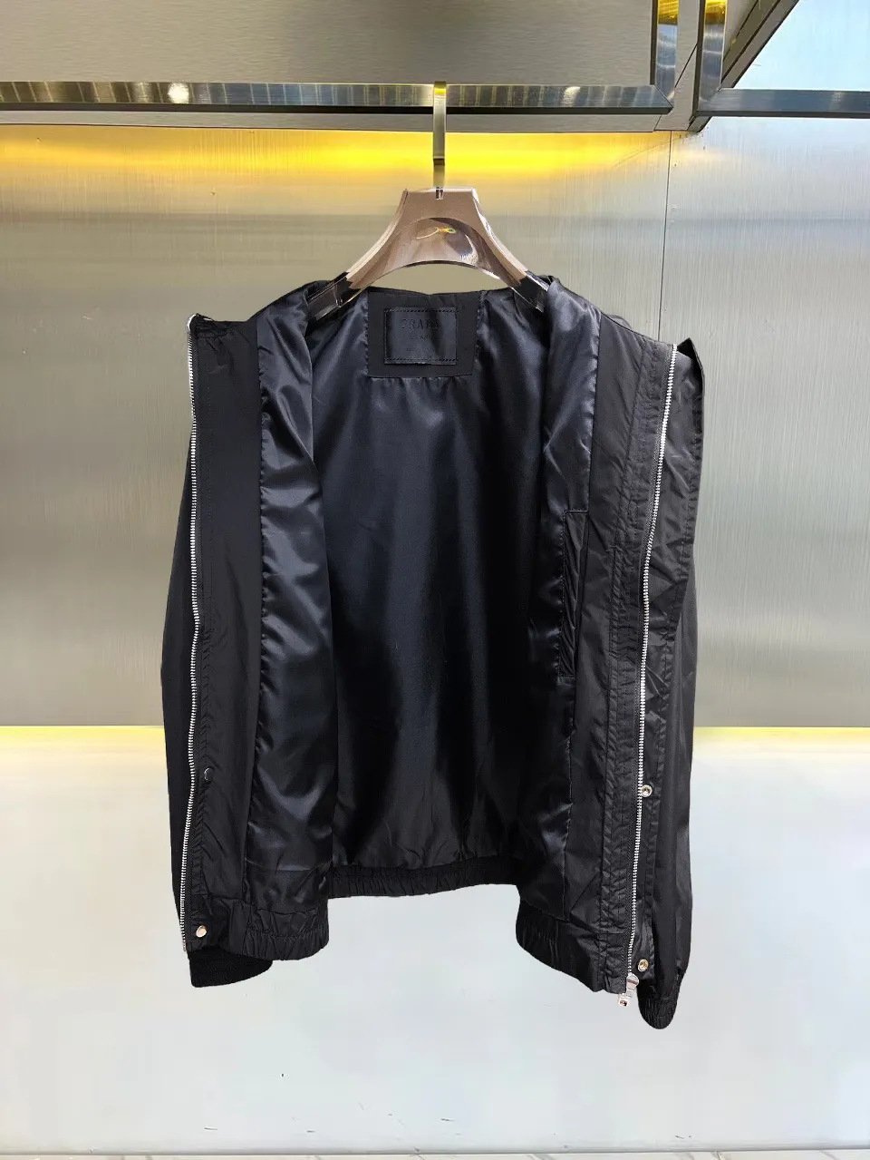 Logo-Print Technical Shell Jacket D38015129 — view 3