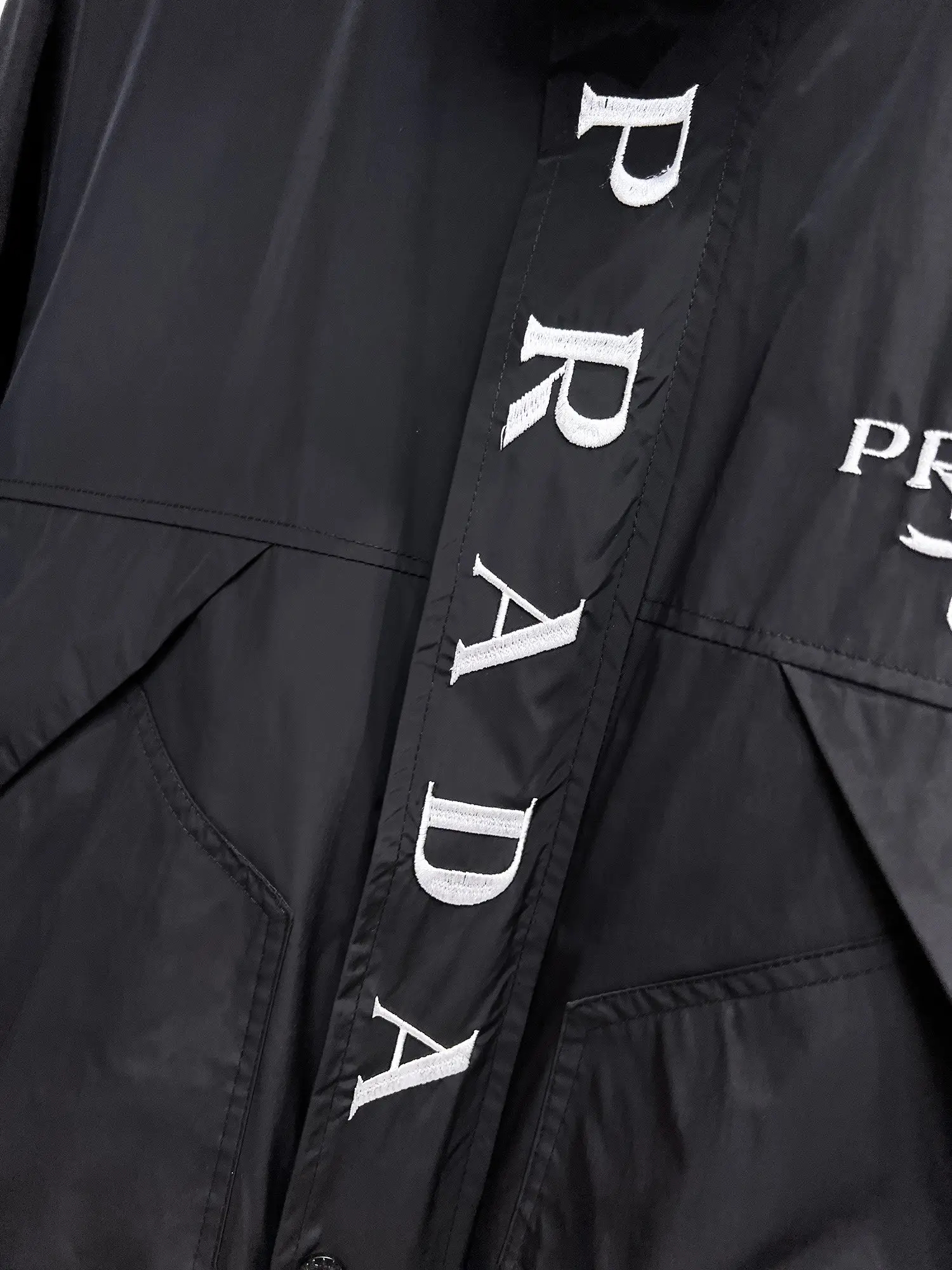 Logo-Print Technical Shell Jacket D38015129 — view 6