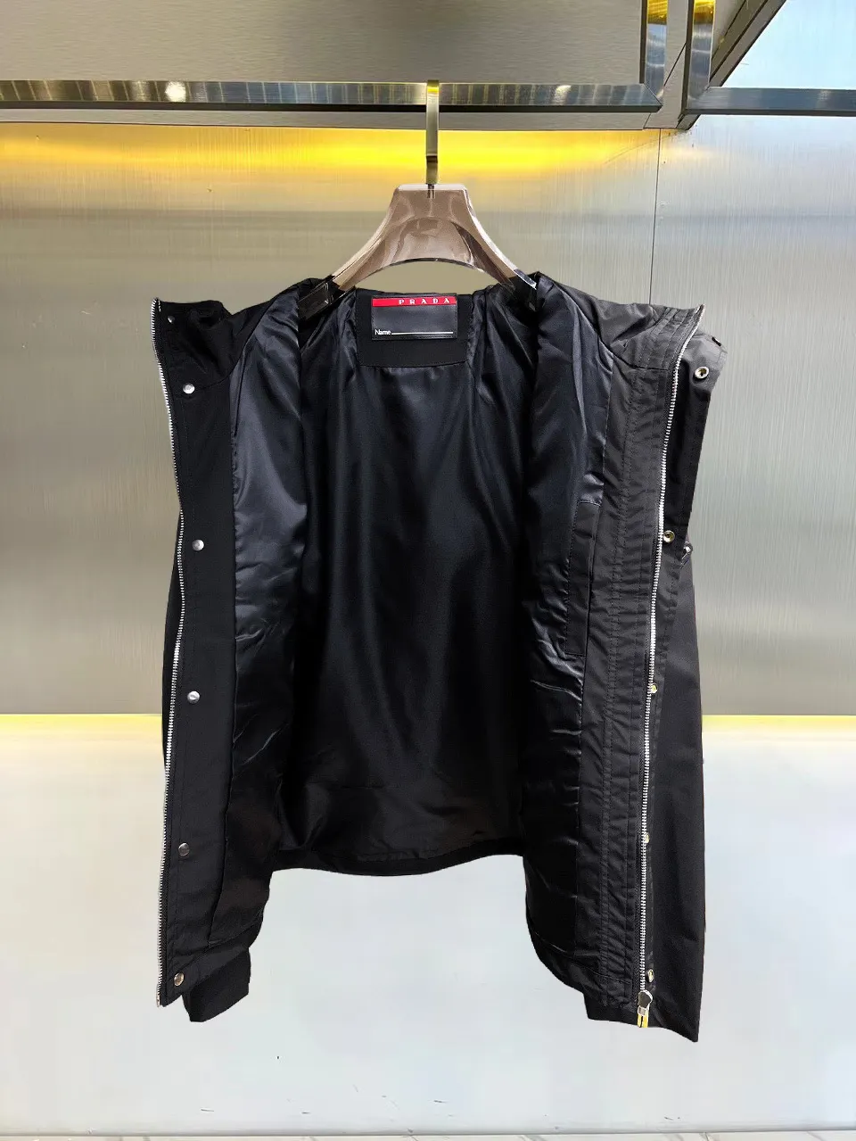 Logo-Appliquéd Hooded Field Jacket D38015124 — view 3