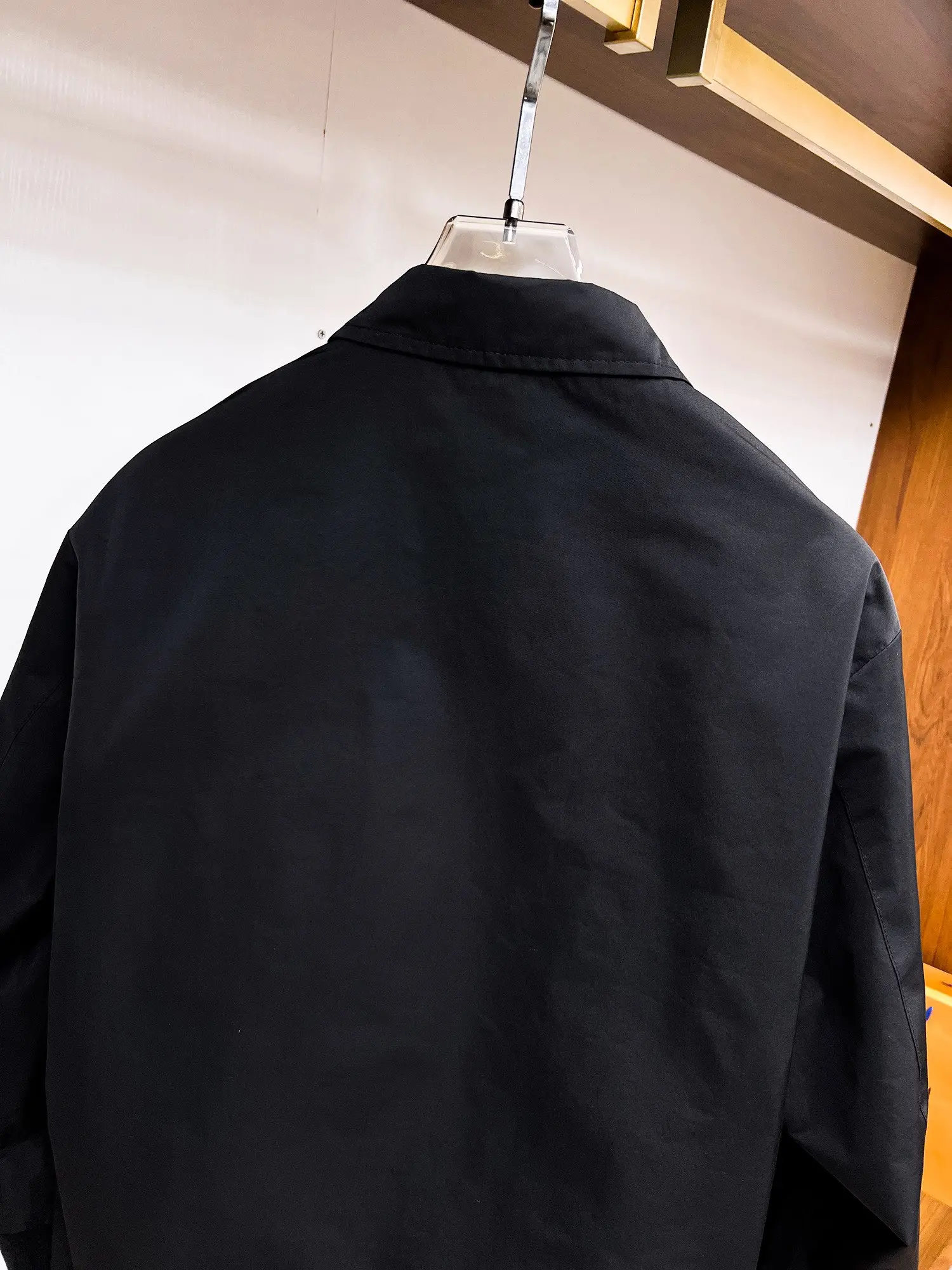 Logo-Appliqué Zip-Up Harrington Jacket D38015140 — view 10