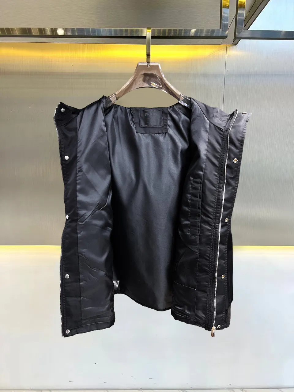 Logo-Appliquéd Hooded Shell Jacket D38015115 — view 3