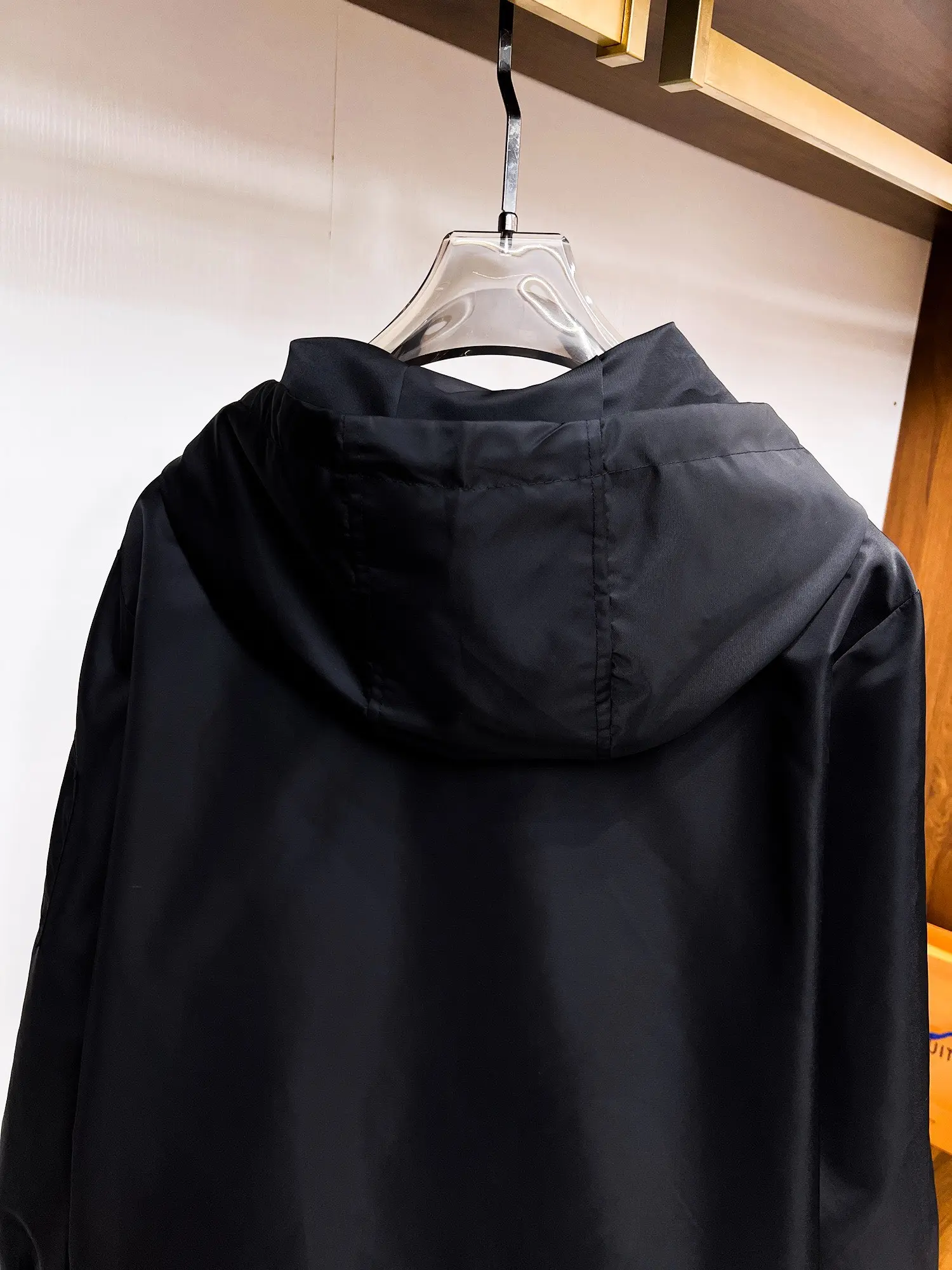 Logo-Appliquéd Hooded Shell Jacket D38015115 — view 12