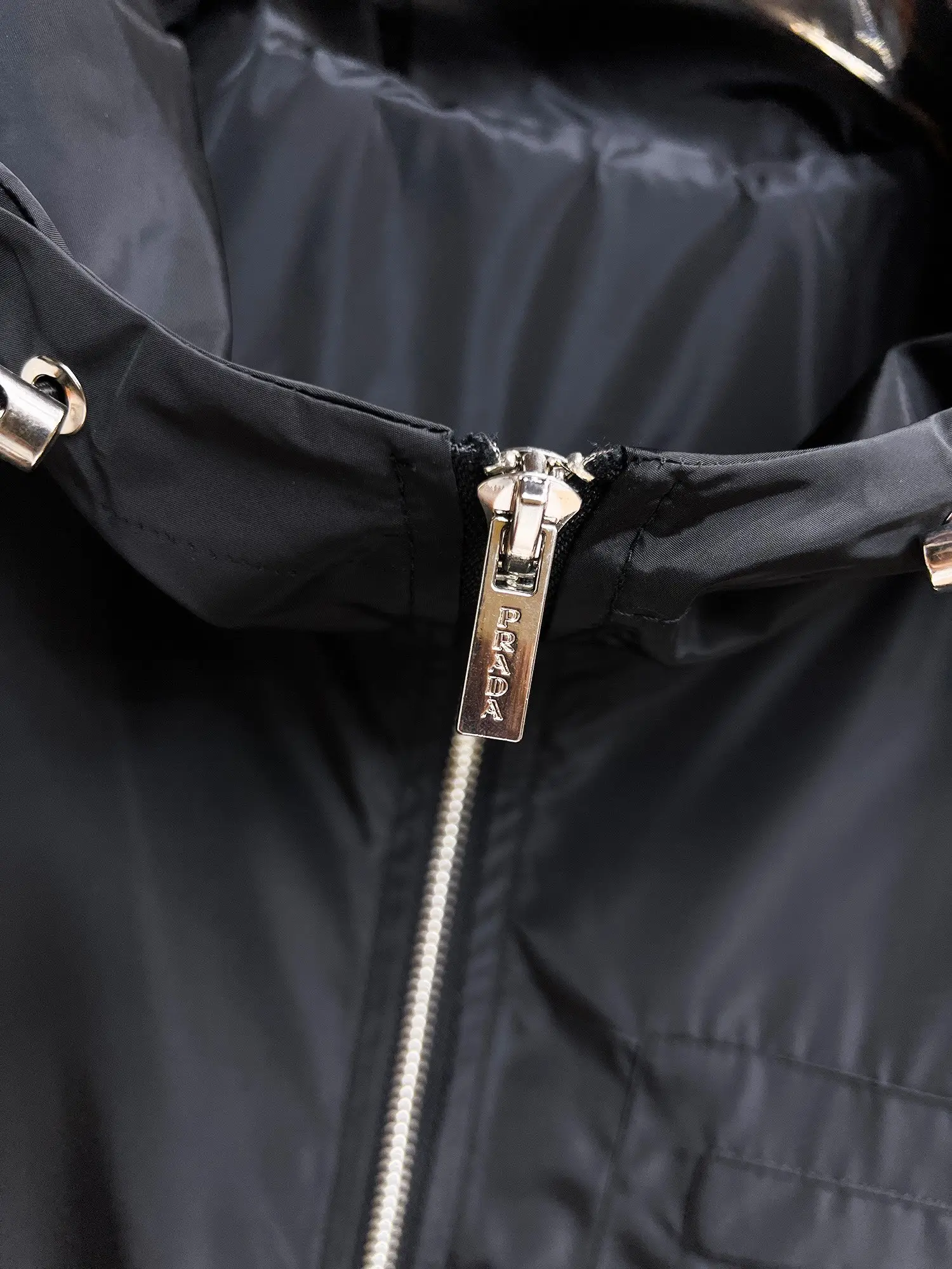 Logo-Appliquéd Hooded Shell Jacket D38015133 — view 6