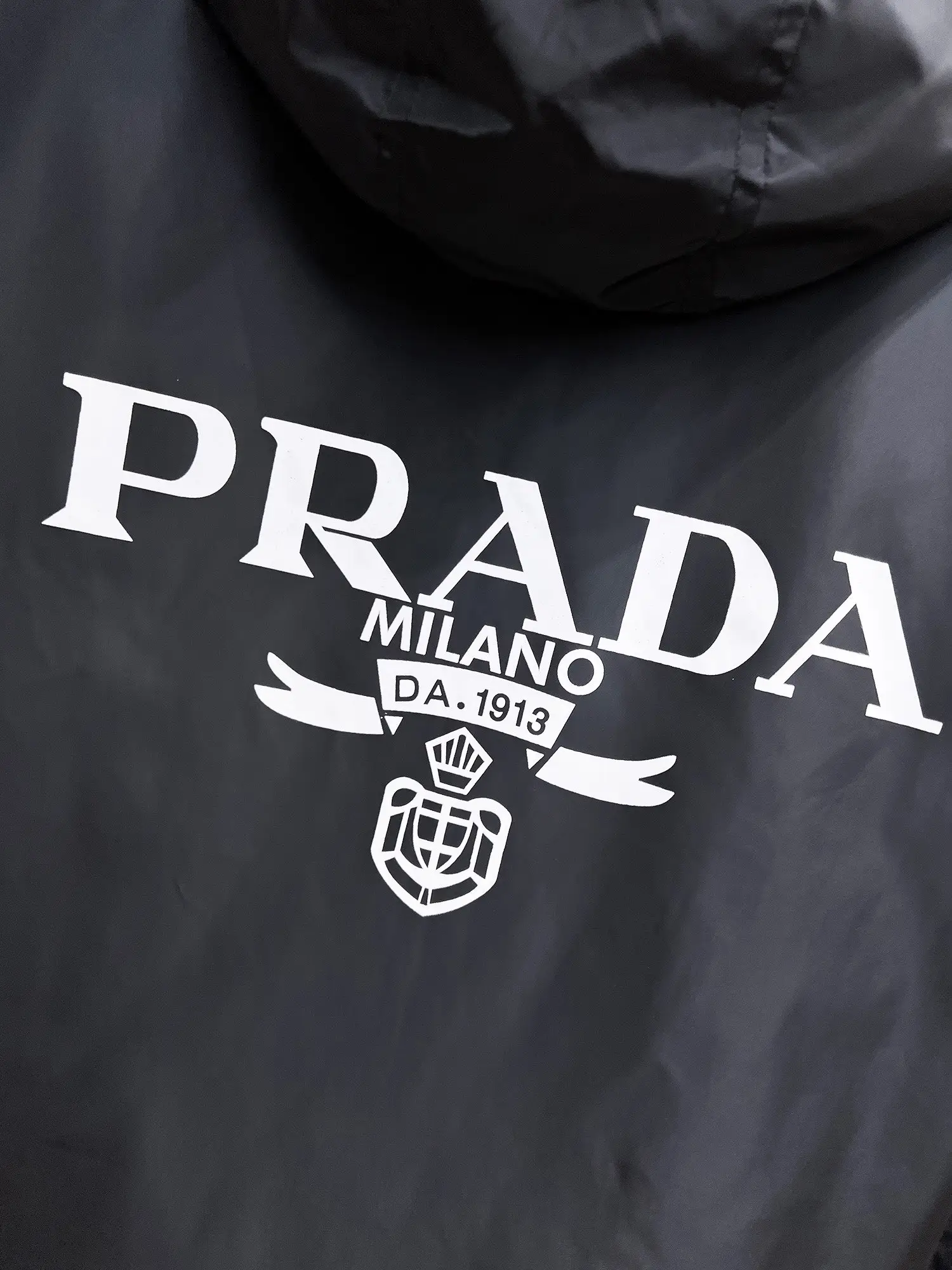 Logo-Appliquéd Hooded Shell Jacket D38015133 — view 11