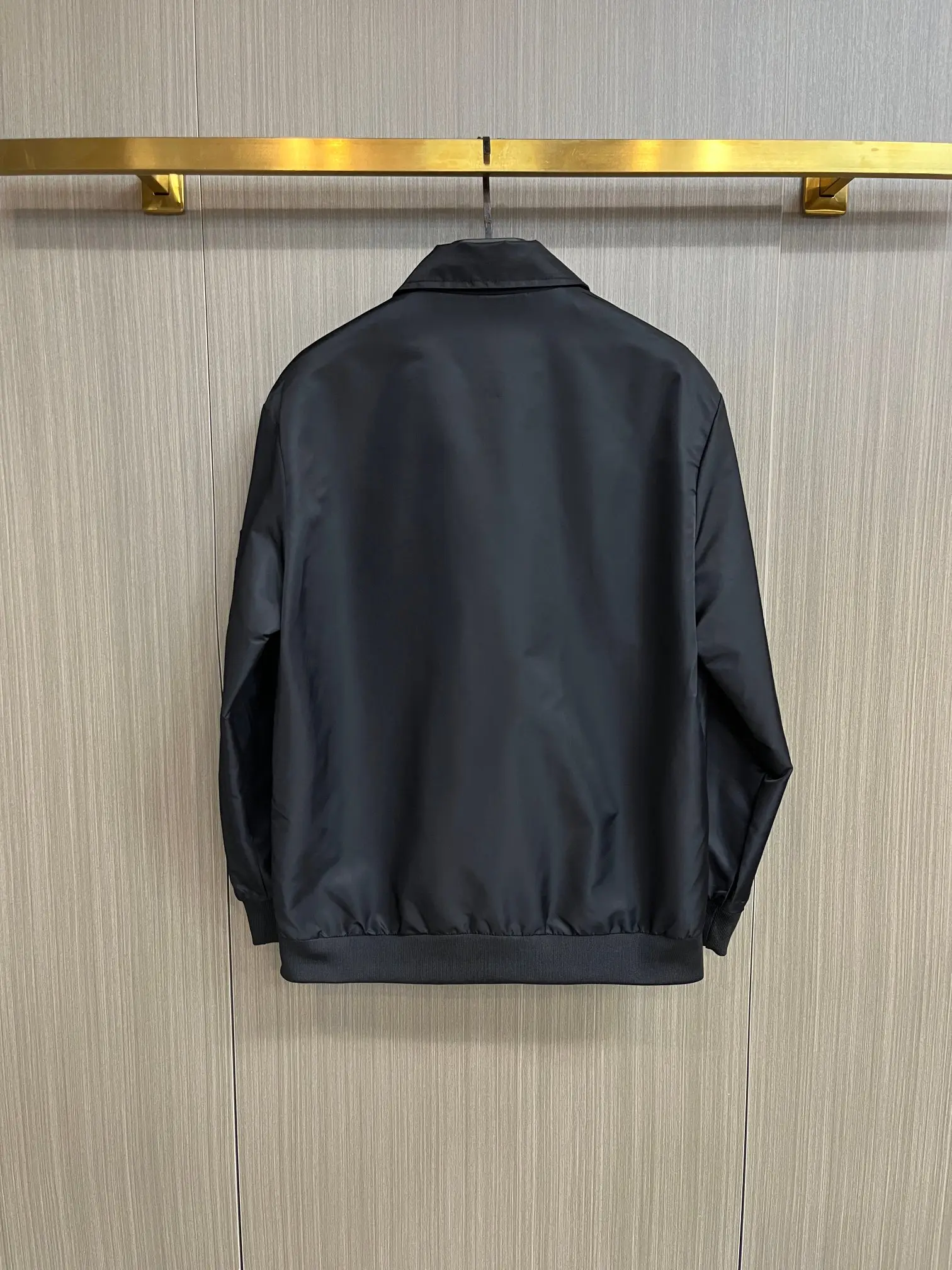Logo-Appliquéd Shell Zip-Up Jacket D38014806 — view 2