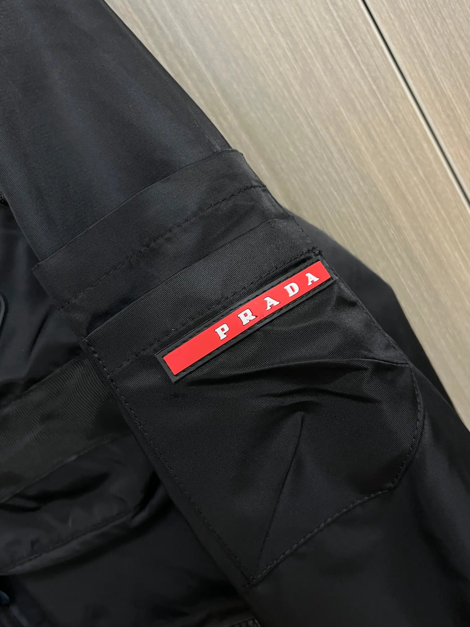 Logo-Appliquéd Shell Zip-Up Jacket D38014806 — view 8