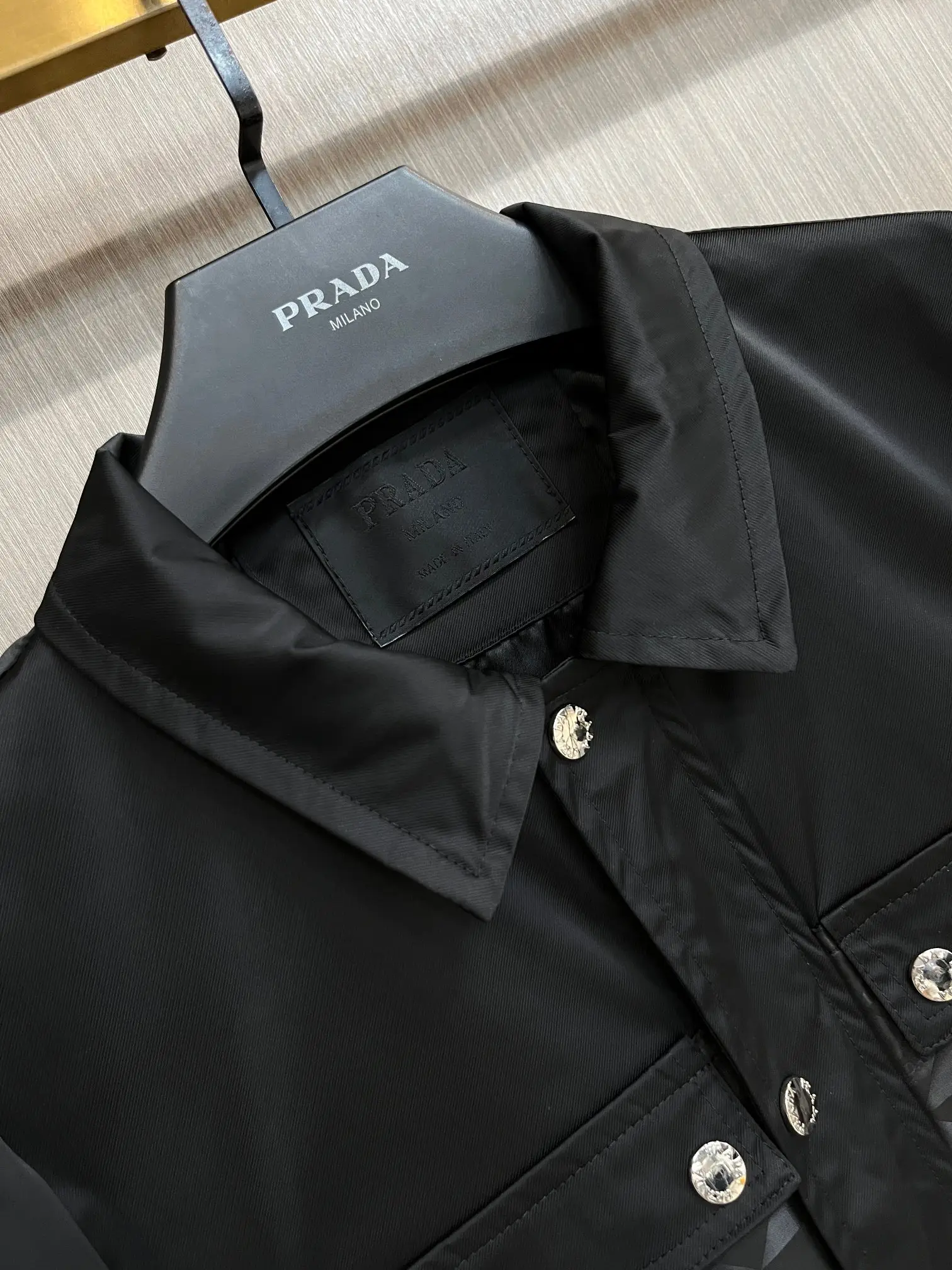 Geometric Quilted Technical Jacket D38014779 — view 3