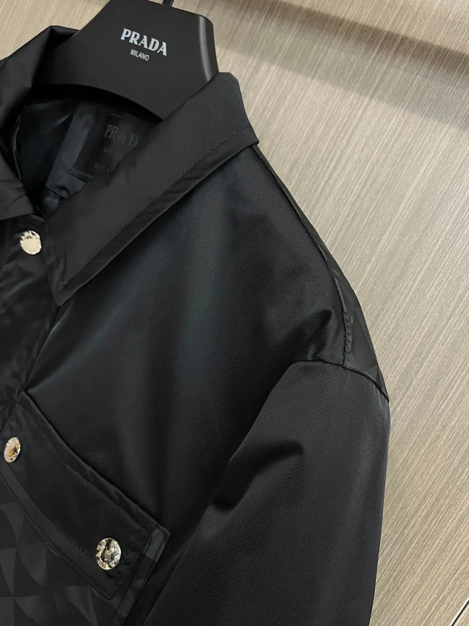 Geometric Quilted Technical Jacket D38014779 — view 4